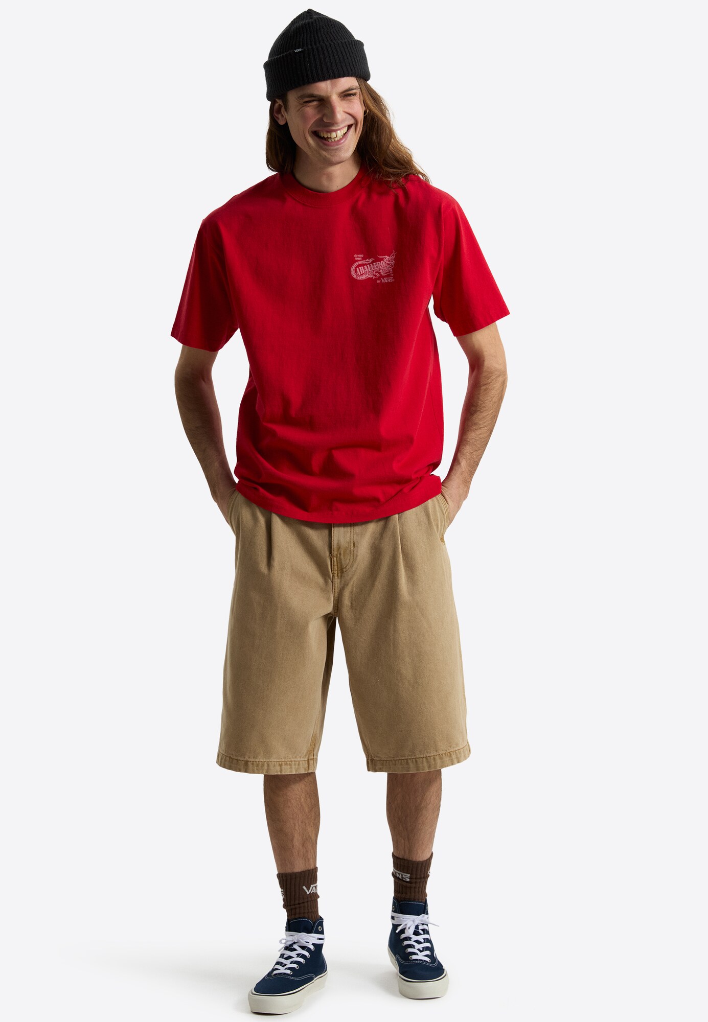 VANS Camiseta 'Caballero'  melón / rojo oscuro – imagen 4