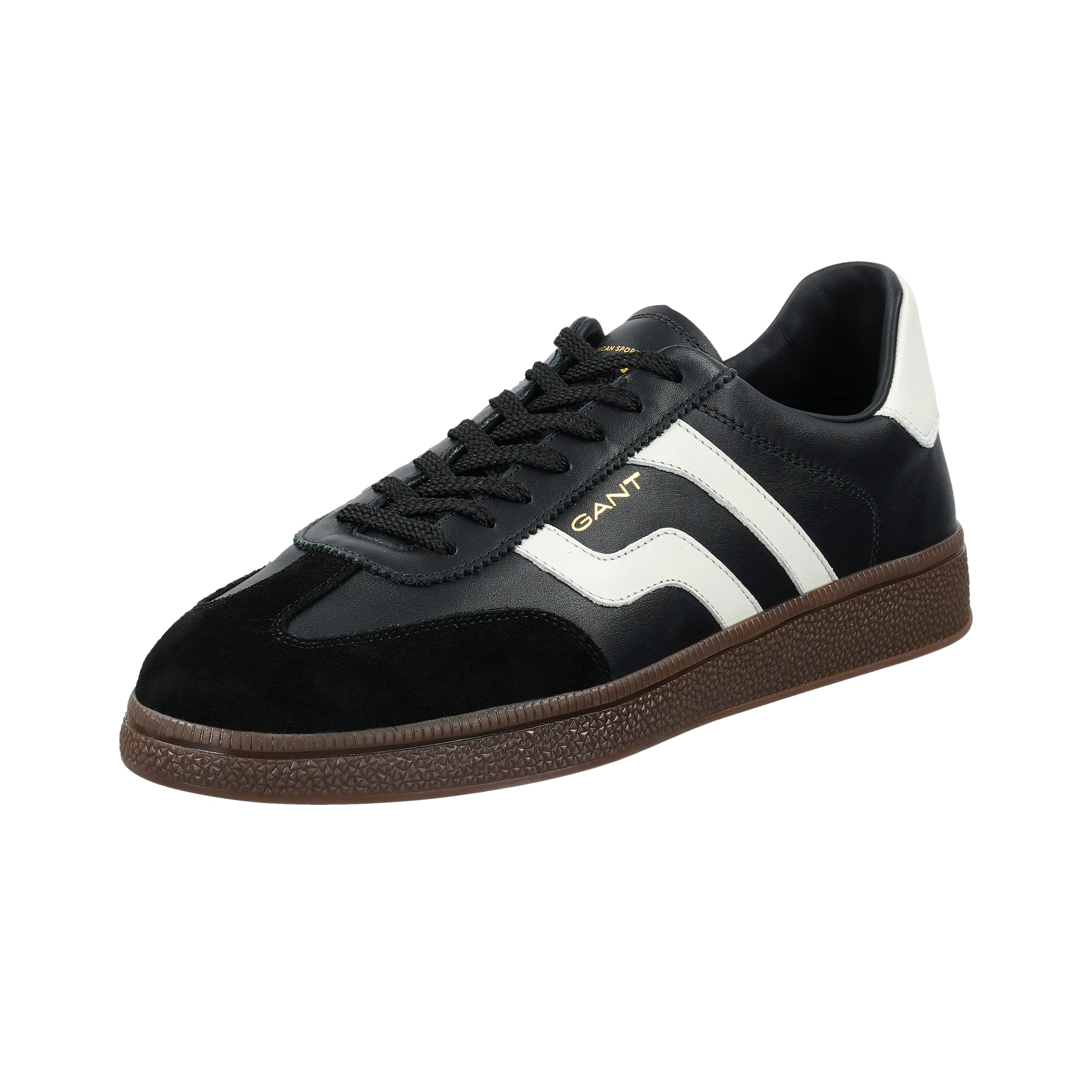GANT Sneaker low Cuzmo auriu / negru / alb