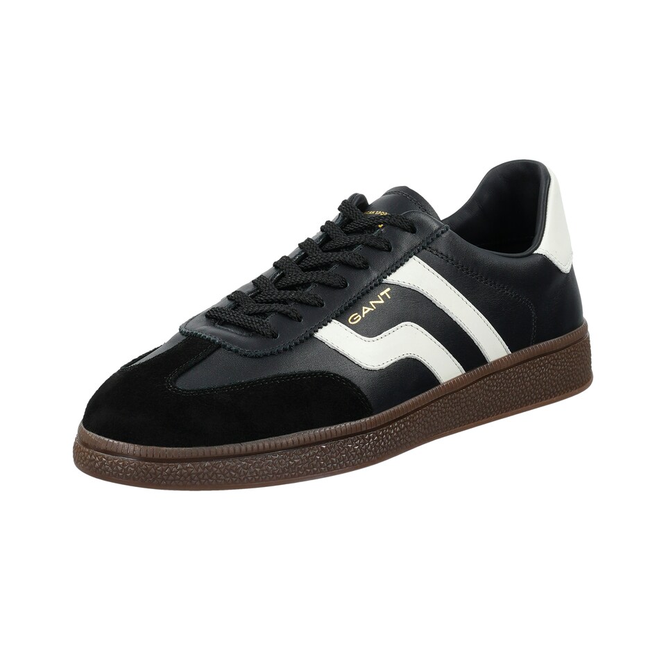 Låg sneaker 'Cuzmo' guld / svart