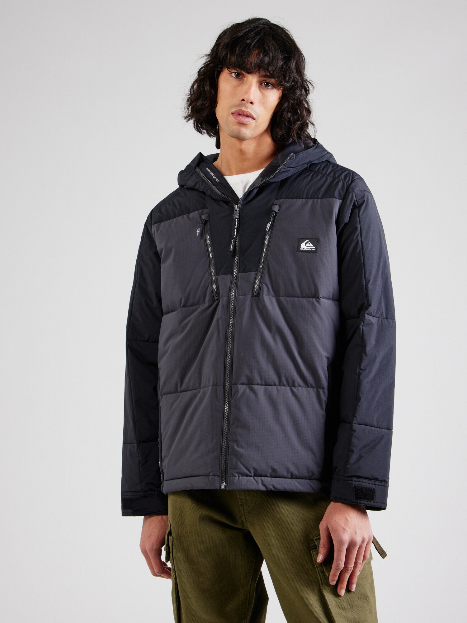 QUIKSILVER Kültéri kabátok  sötétszürke / fekete termék 2. képe