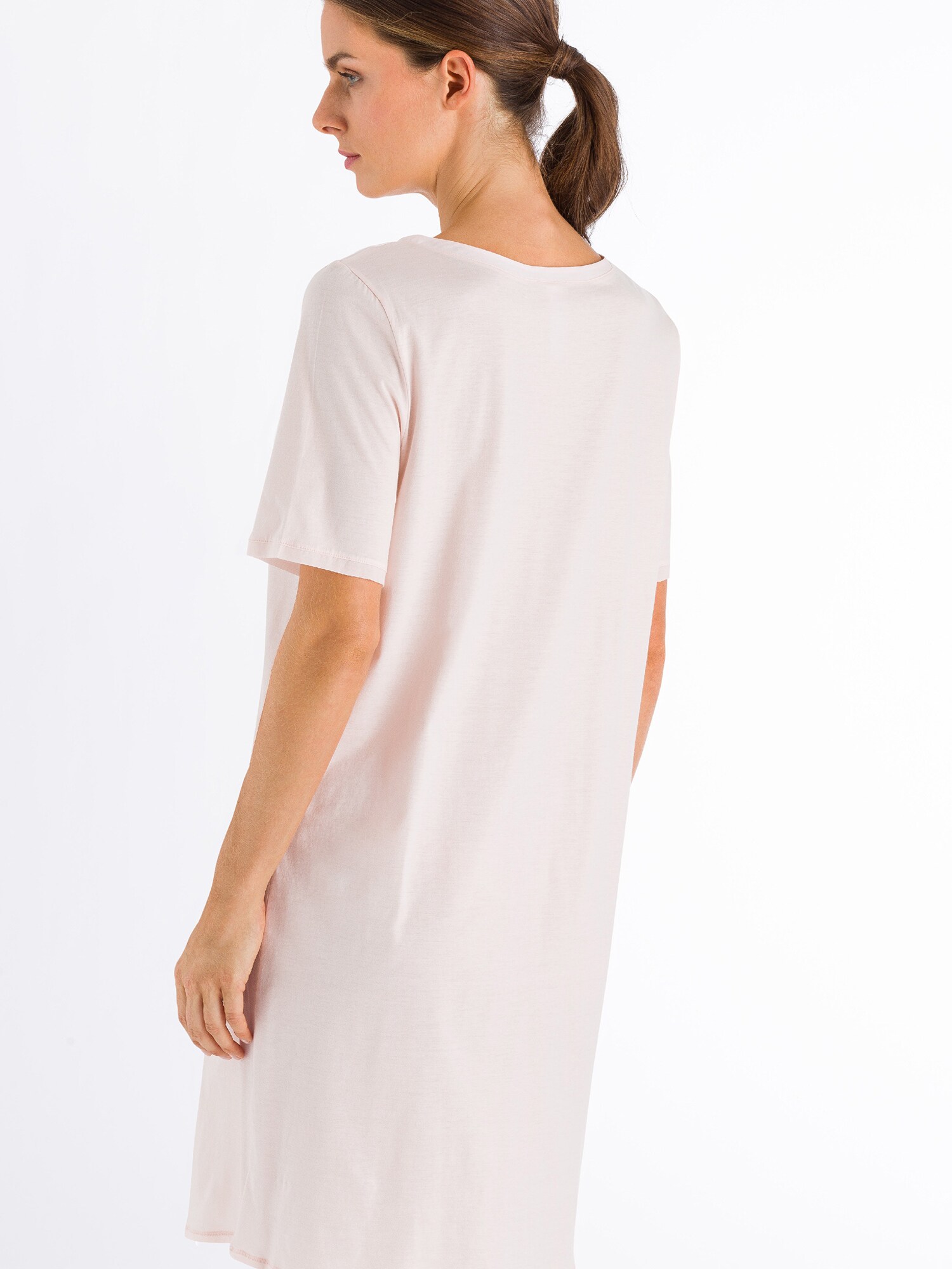 Thumbnail - Hanro Kurzarm Nachthemd Cotton Deluxe 90cm