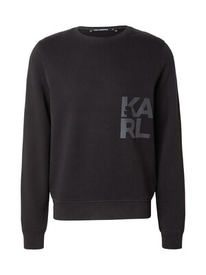 Karl Lagerfeld Sudadera  gris / negro