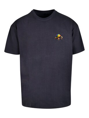 F4NT4STIC Shirt ‘Rainbow Turtle’ Blauw