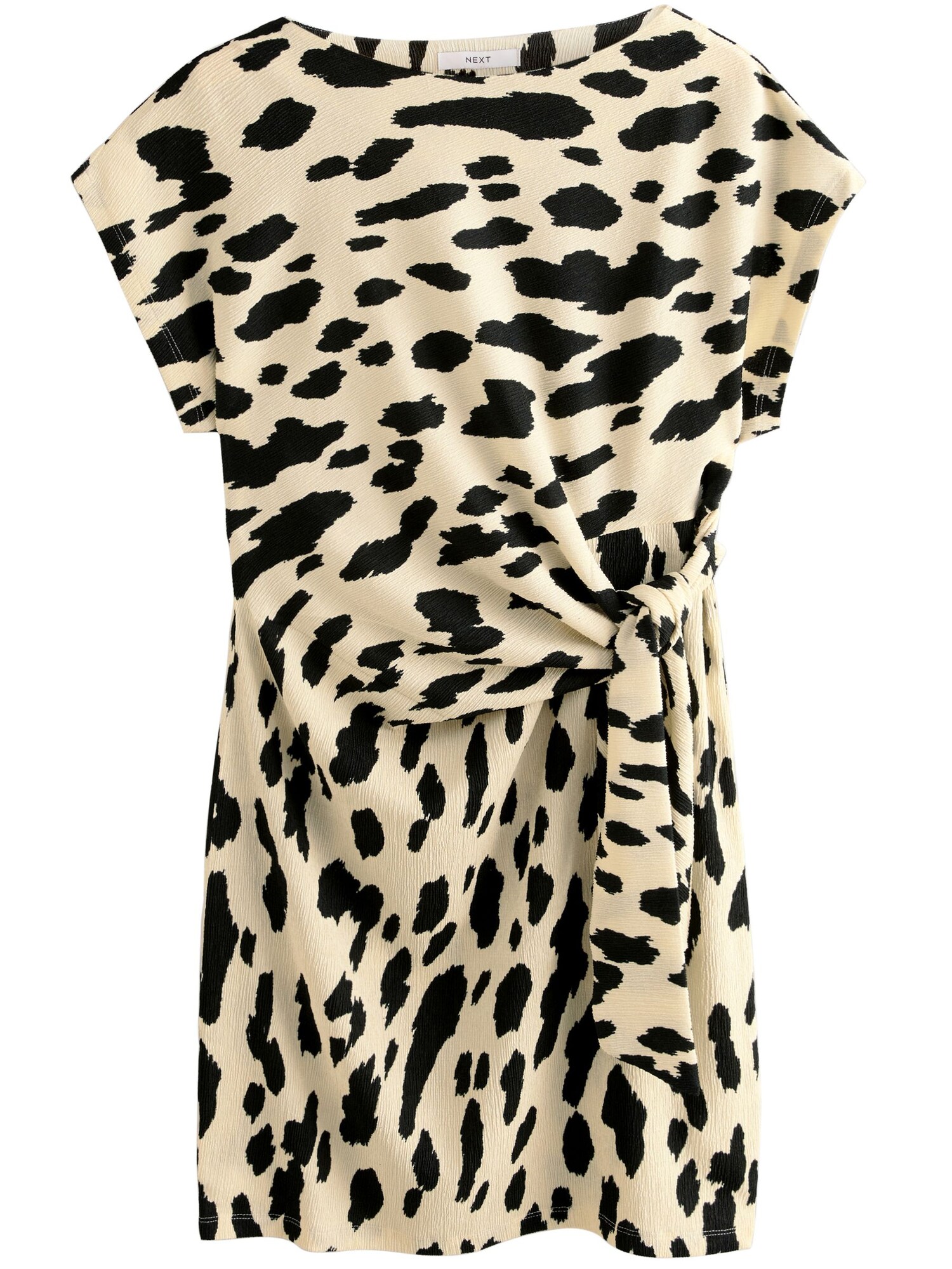 Next Rochie  negru / alb murdar