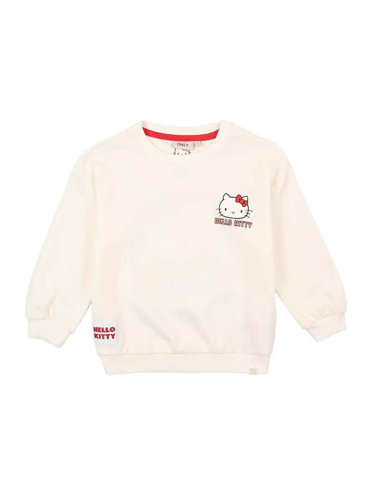 ONLY GIRLS Tréning póló 'KMGKITTEN GEORGIA' Lányok fehér , Méret 104