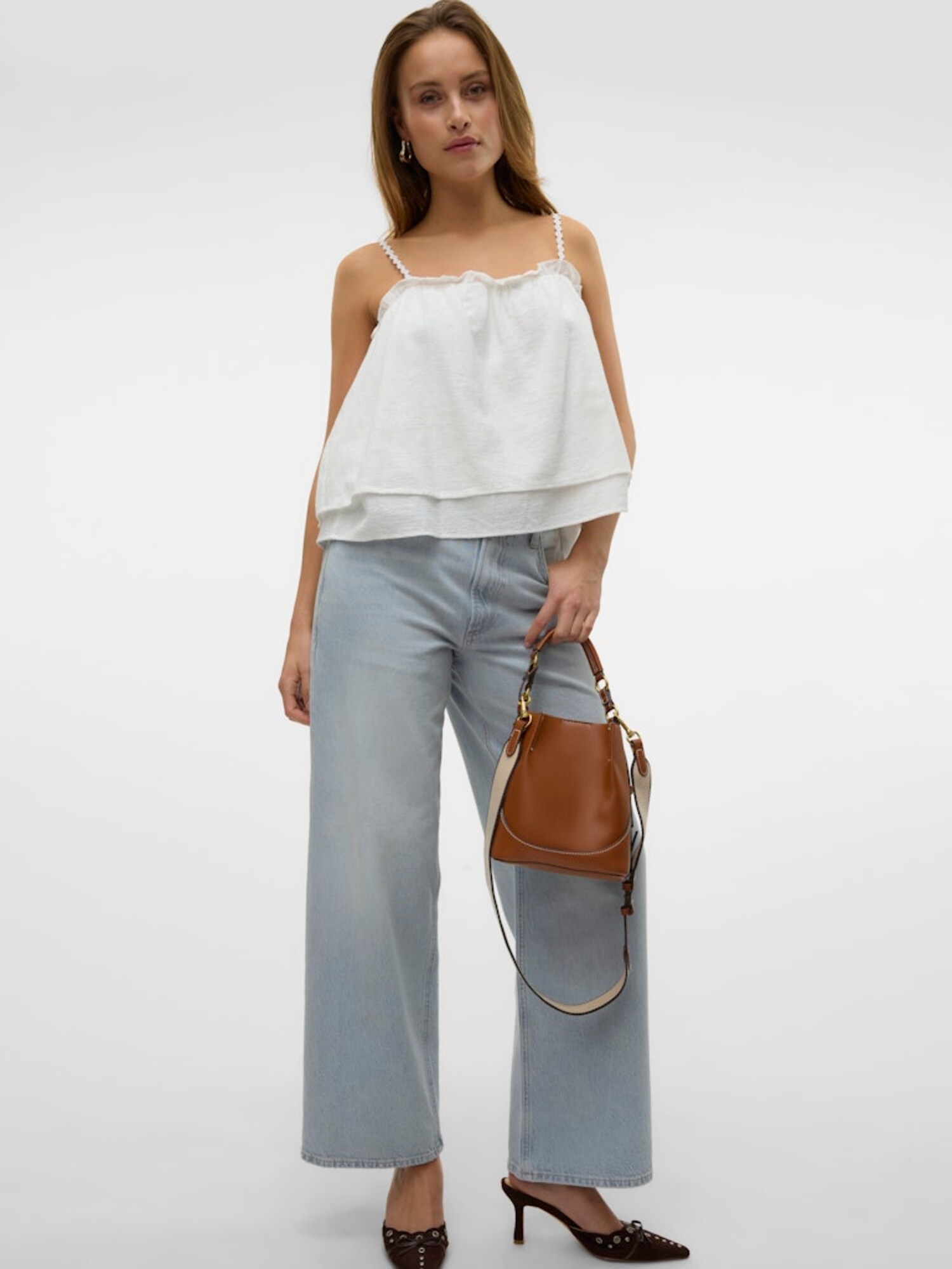 VERO MODA Top 'VMVeronica' biela (obrázok 5)
