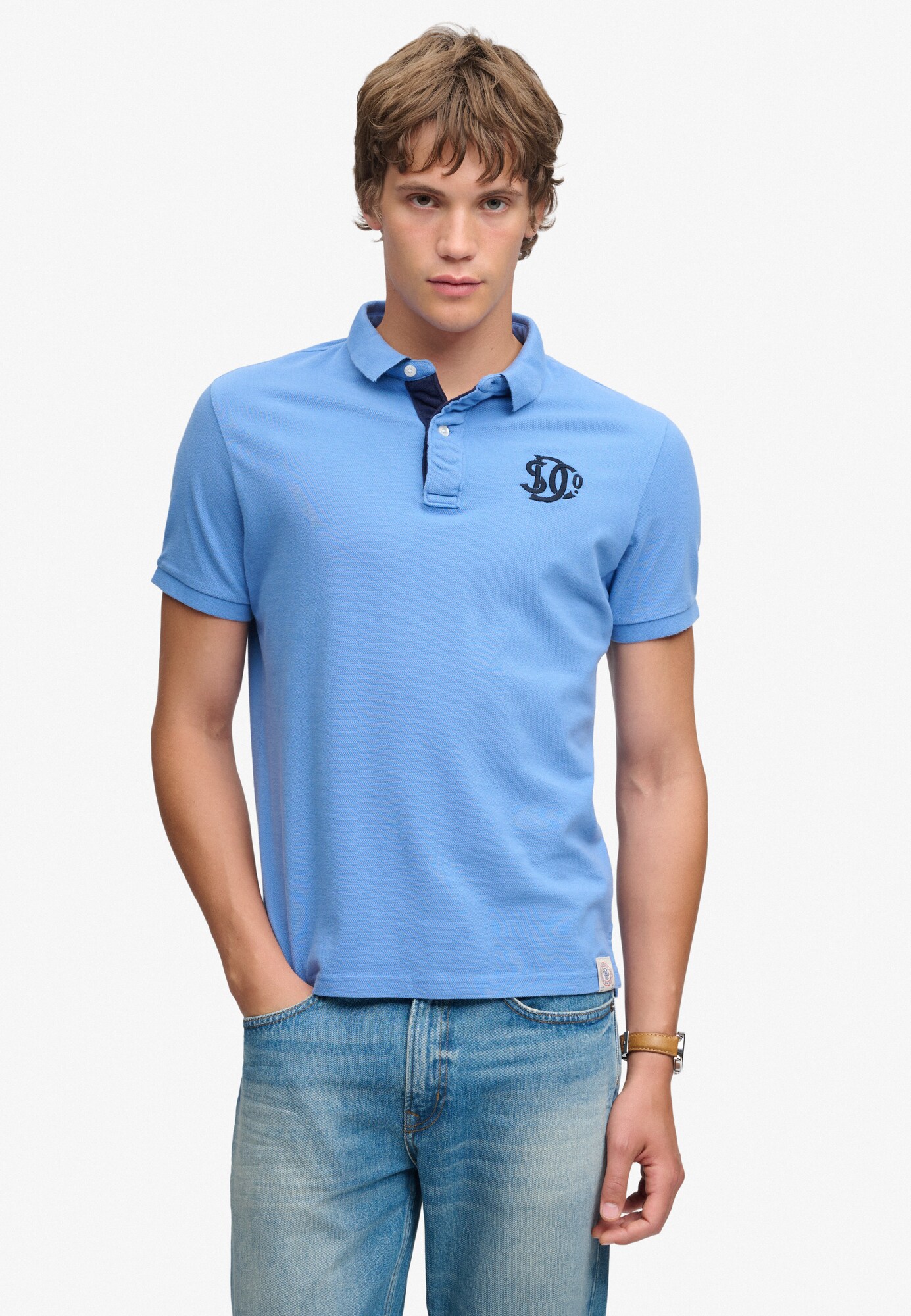 Superdry & Co Tricou  albastru marin / albastru regal