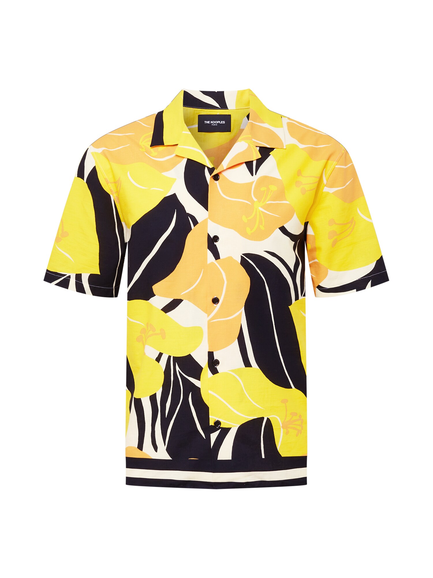 The Kooples Marškiniai 'CHEMISE' geltona / kario spalva / juoda / balta