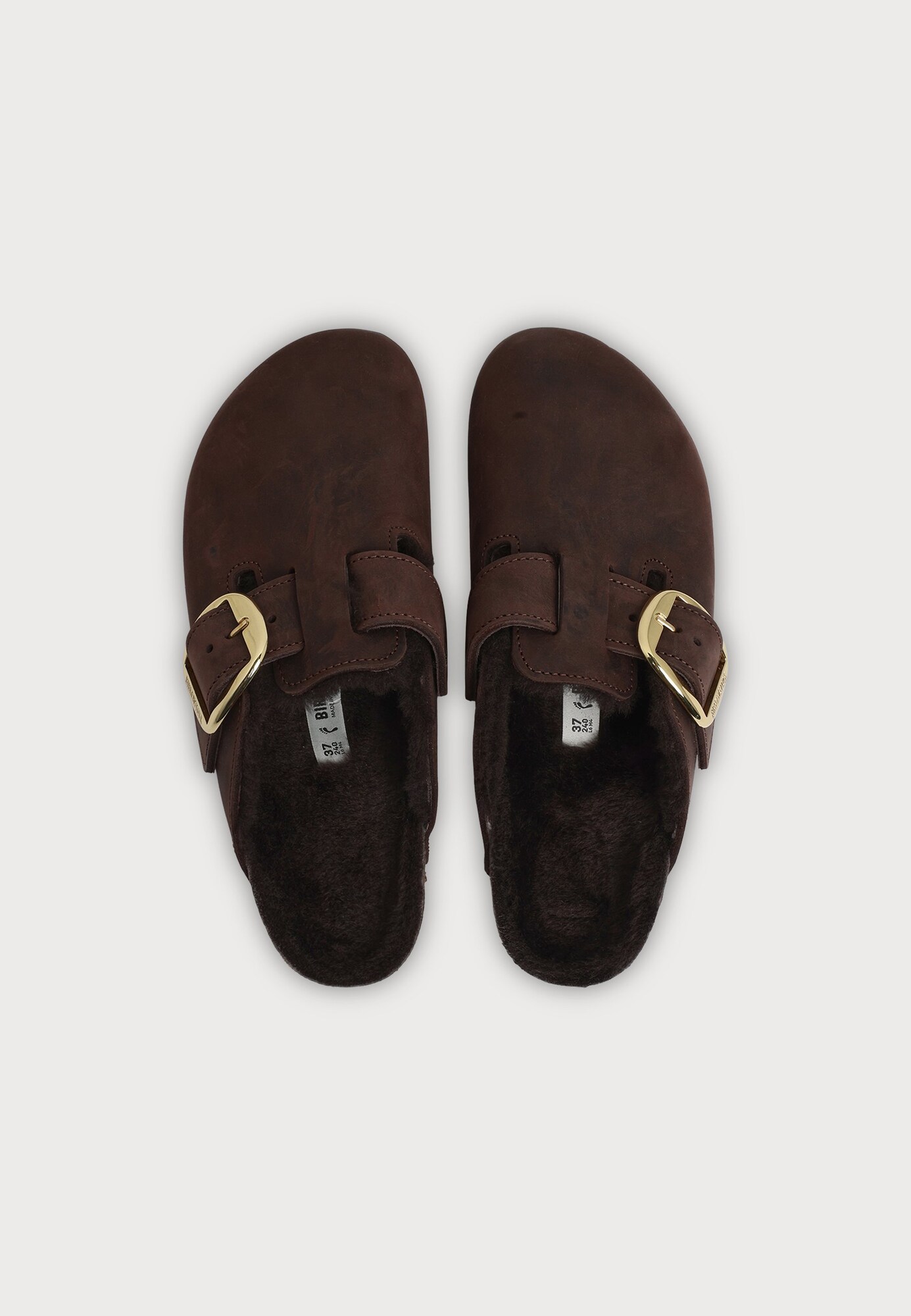 BIRKENSTOCK Zapatillas 'Boston'  marrón oscuro – imagen 4