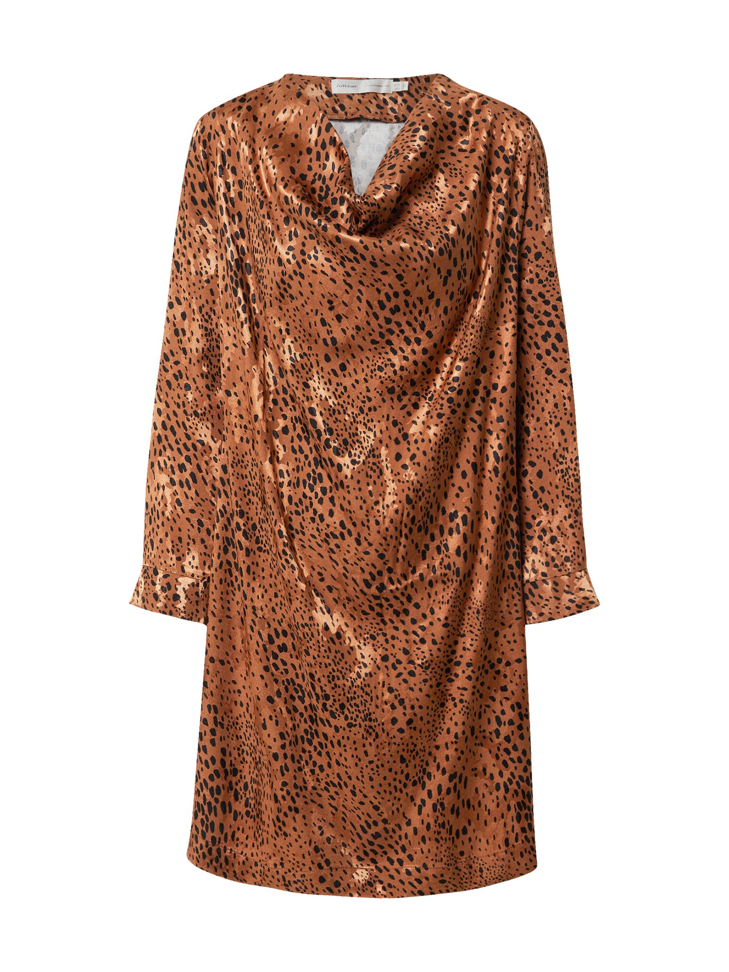 InWear Suknelė 'Peelina'  smėlio / ruda / juoda