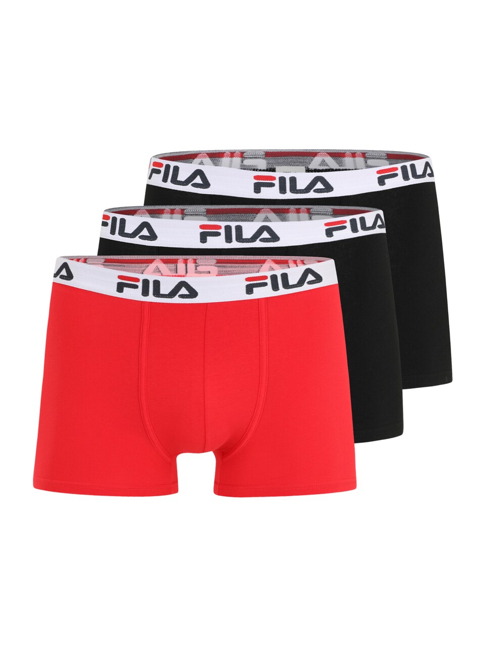 Boxershorts knallröd / svart