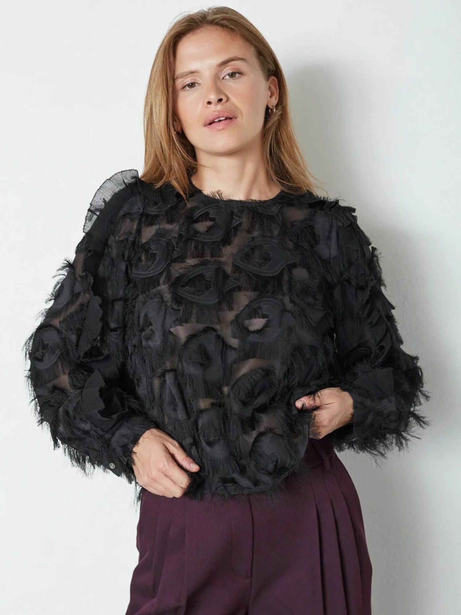 co'couture Blusa 'Syra'  negro