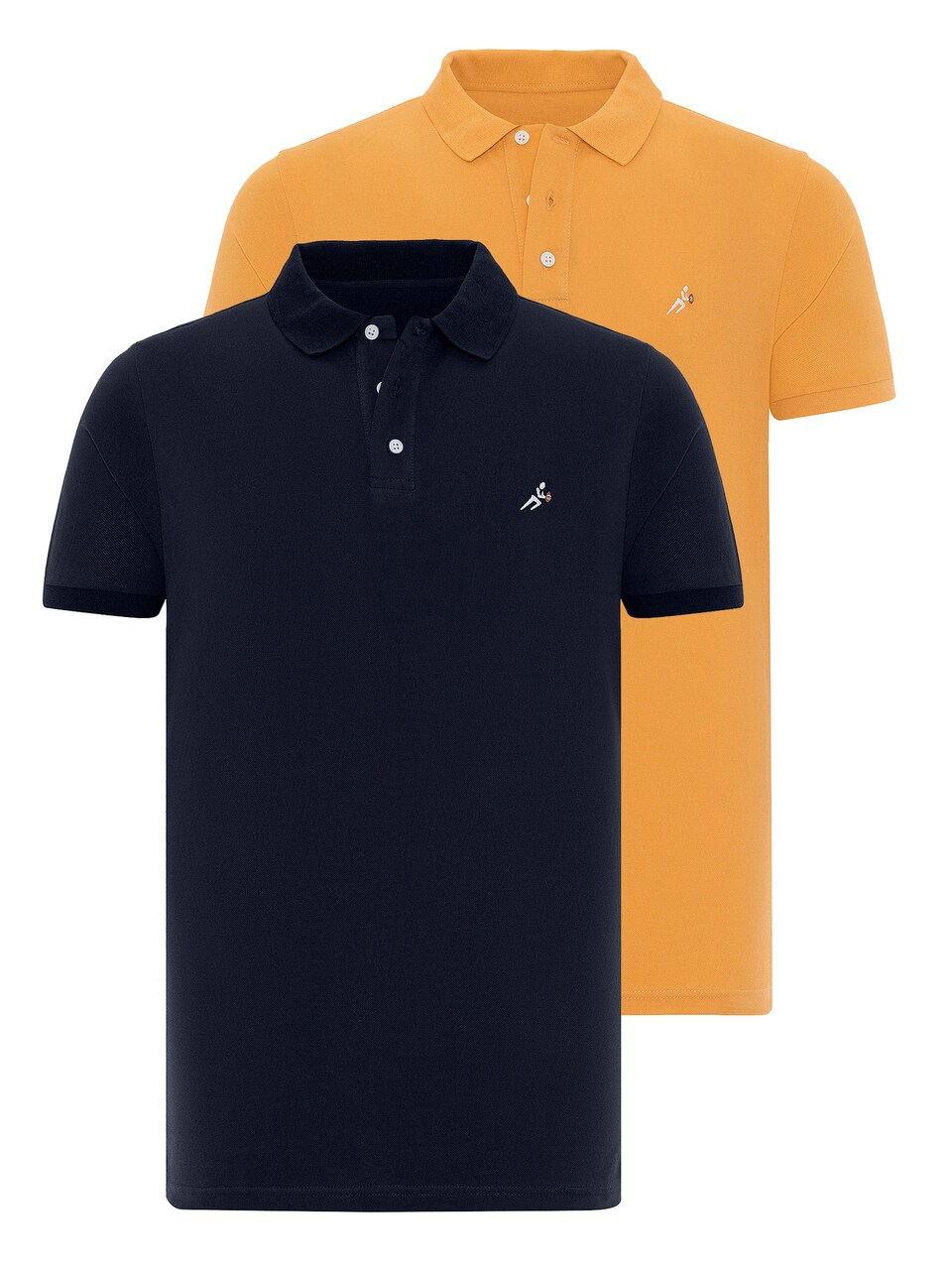 T-shirt marinblå / pueblo / ljusorange