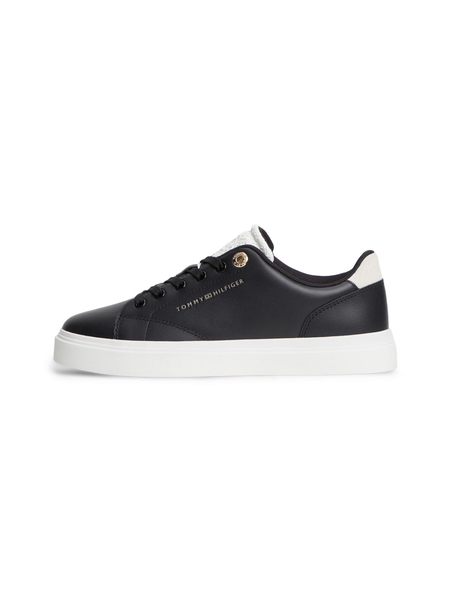 TOMMY HILFIGER Sneaker low negru / alb