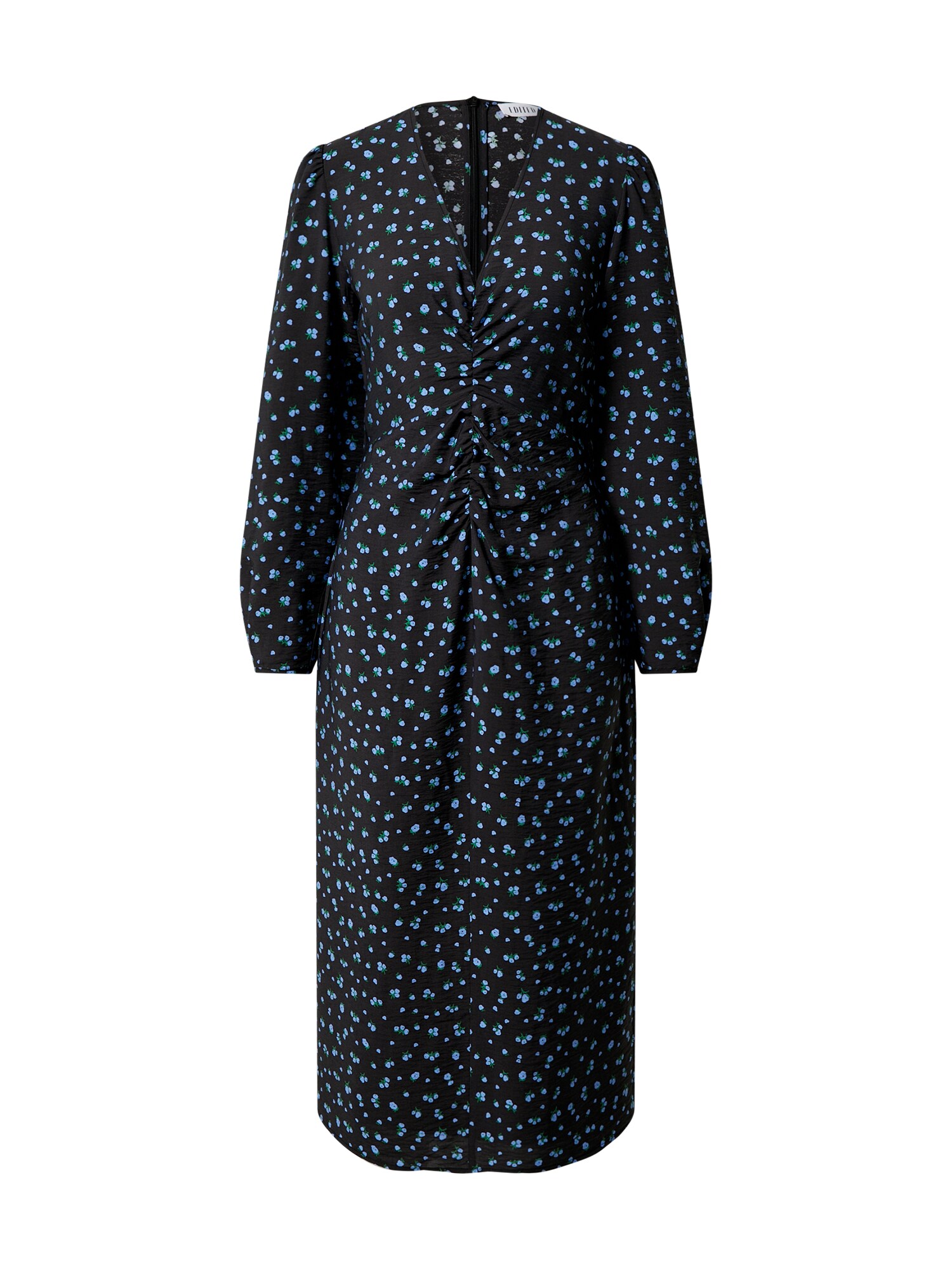 EDITED Rochie Nora  albastru / negru