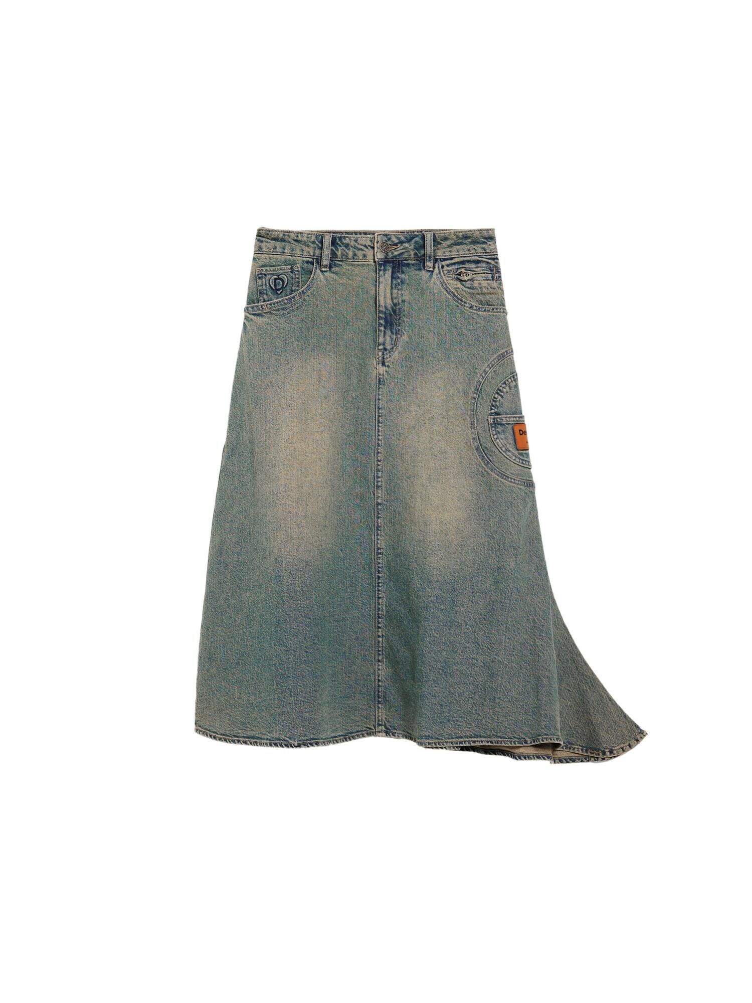 Desigual Fustă  albastru