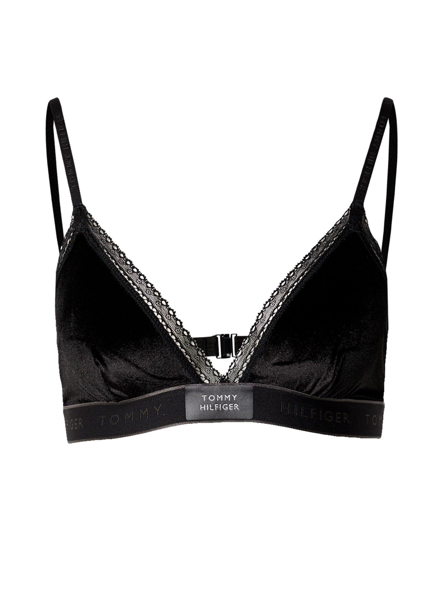 Tommy Hilfiger Underwear Podprsenka  tmavosivá / čierna / biela