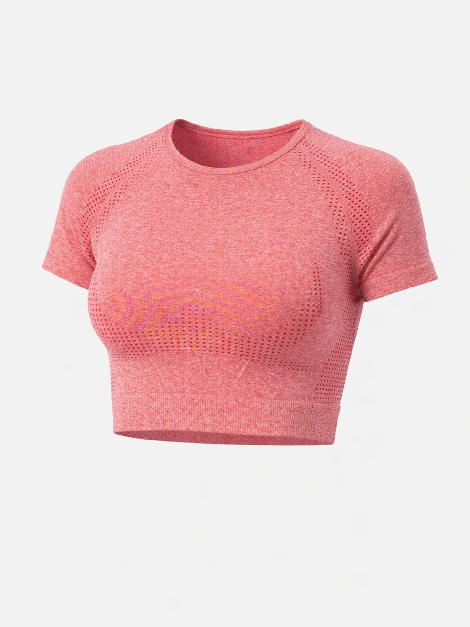 LEAFLETIC Chaleco 'Leafletic Women’s Short Sleeve Sports Tops' coral