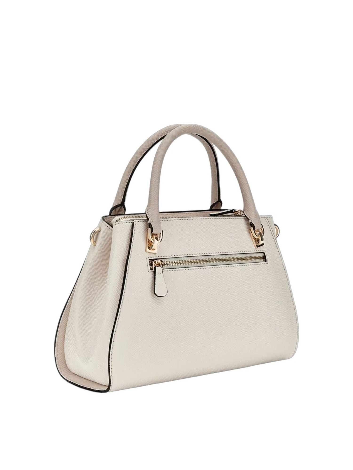 GUESS Bolso de mano 'Bramina Small Satche'  blanco – imagen 3