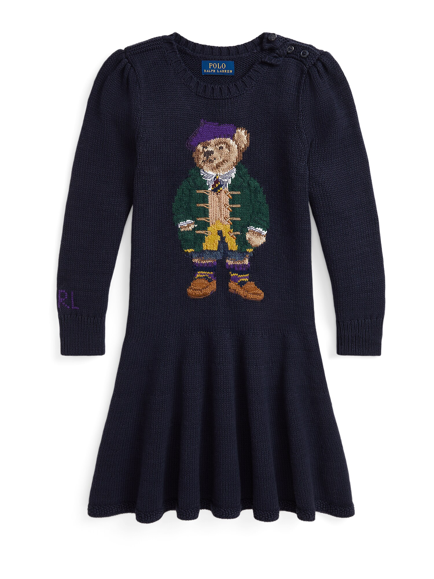 Polo Ralph Lauren Rochie  bej / bleumarin / verde închis / alb