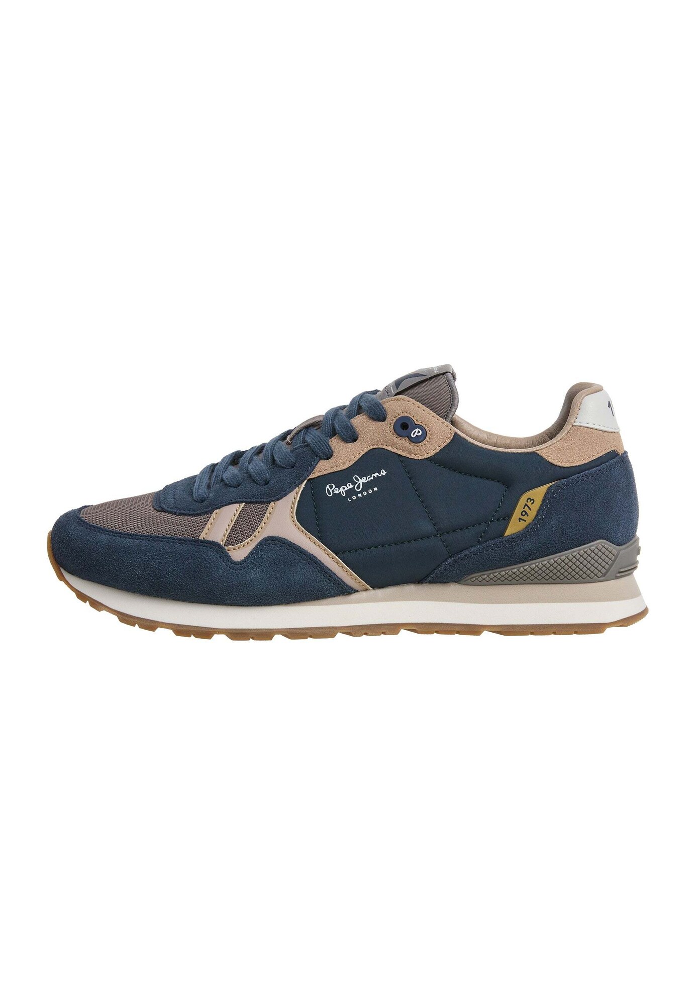 Pepe Jeans Zapatillas deportivas bajas 'Brit City' navy / marrón claro – imagen 1