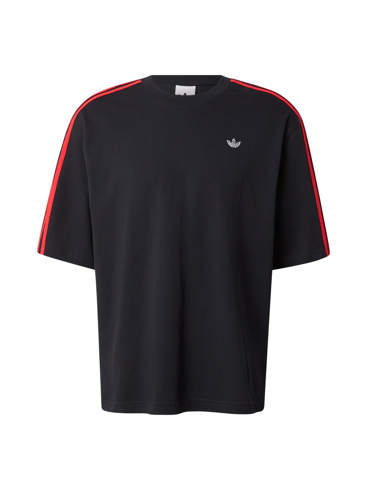 ADIDAS ORIGINALS Tricou ZEBRA INFILL roșu intens / negru / negru amestecat / alb