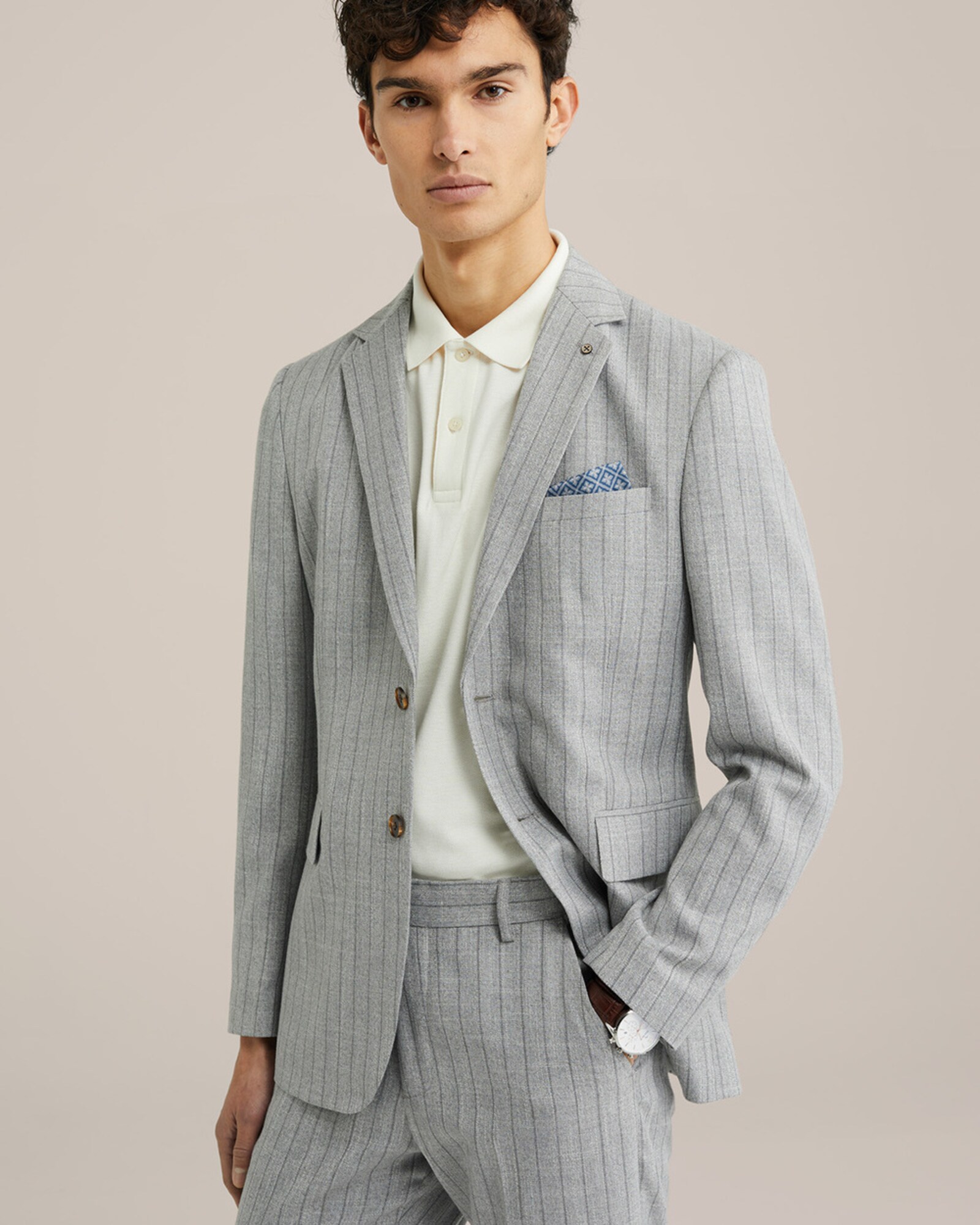 WE Fashion Üzleti zakók  szürke / bazaltszürke termék 2. képe
