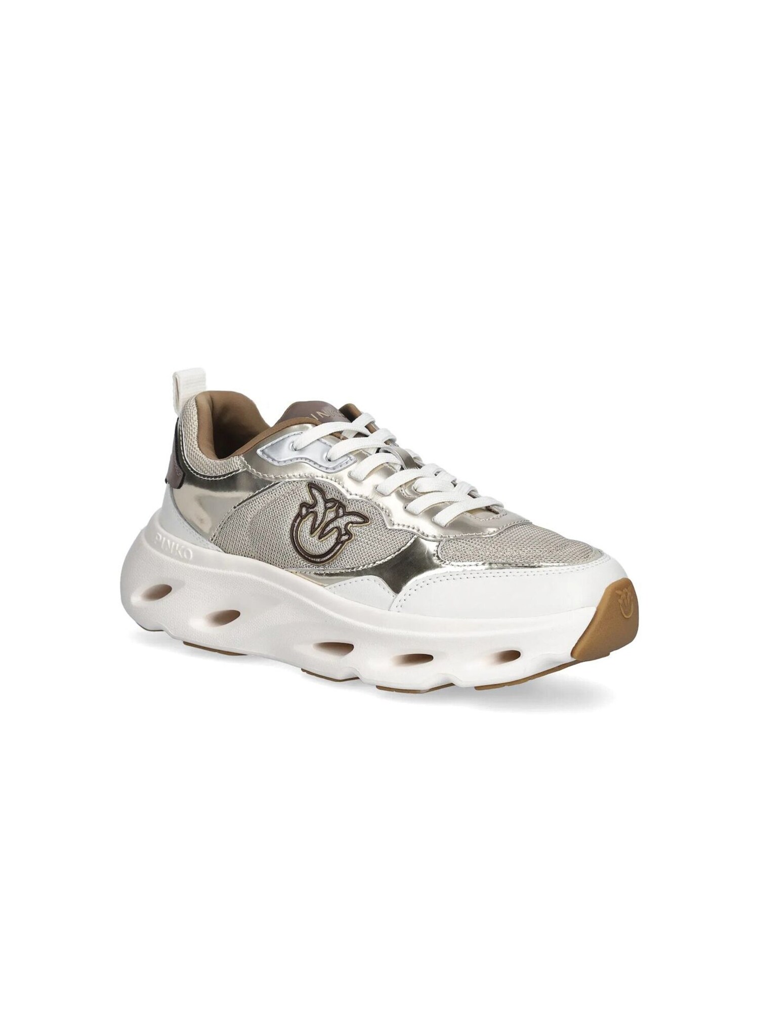 PINKO Zapatillas deportivas bajas platino – imagen 1