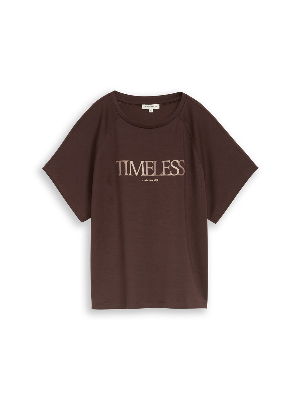 T-shirt choklad / brokad
