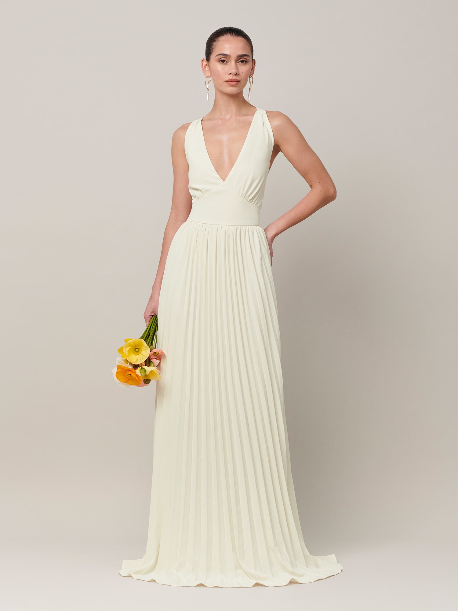 Willa Rochie de seară Suri alb natural
