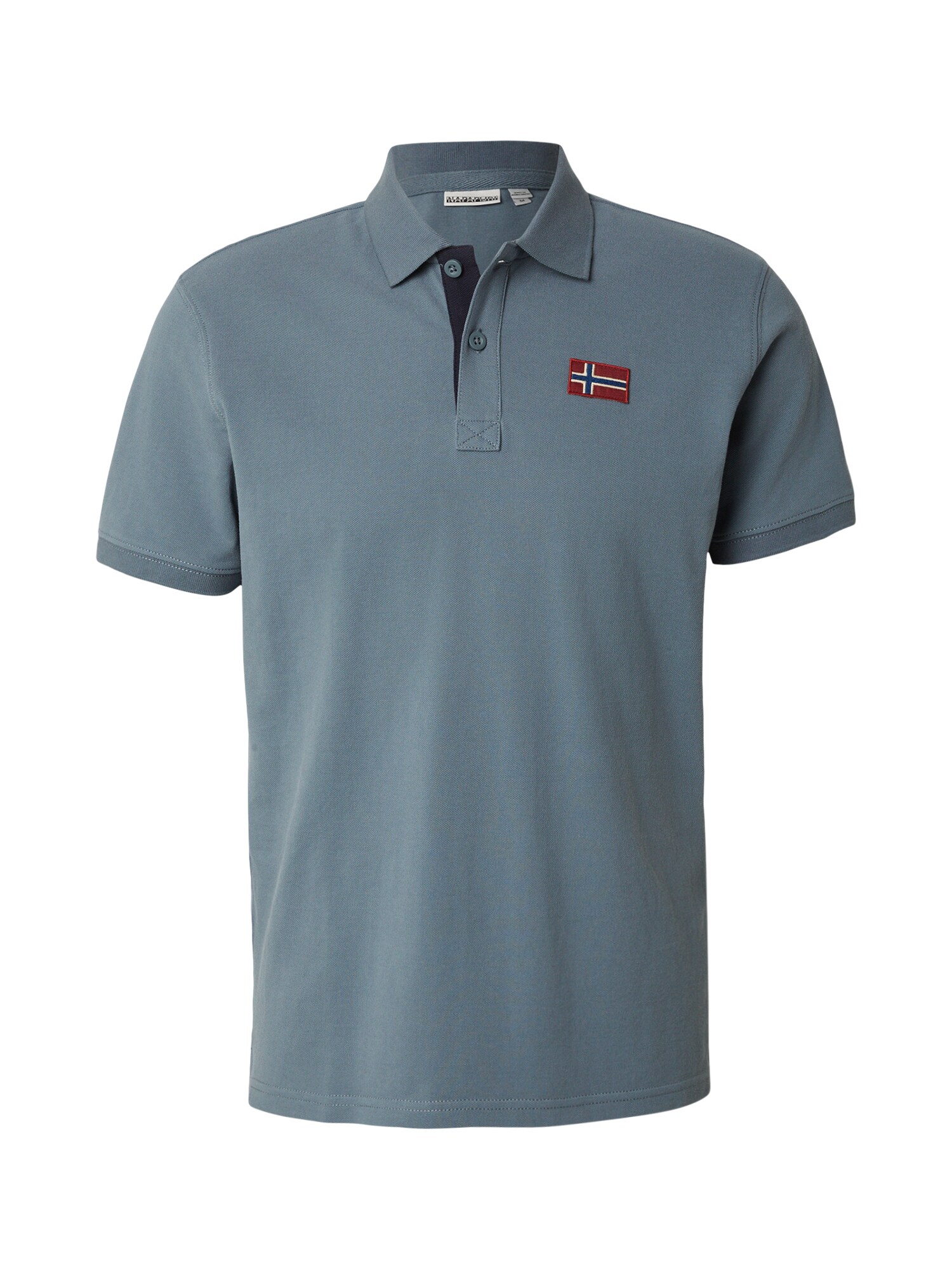 NAPAPIJRI Tricou 'EMIRA'  gri fumuriu / alb