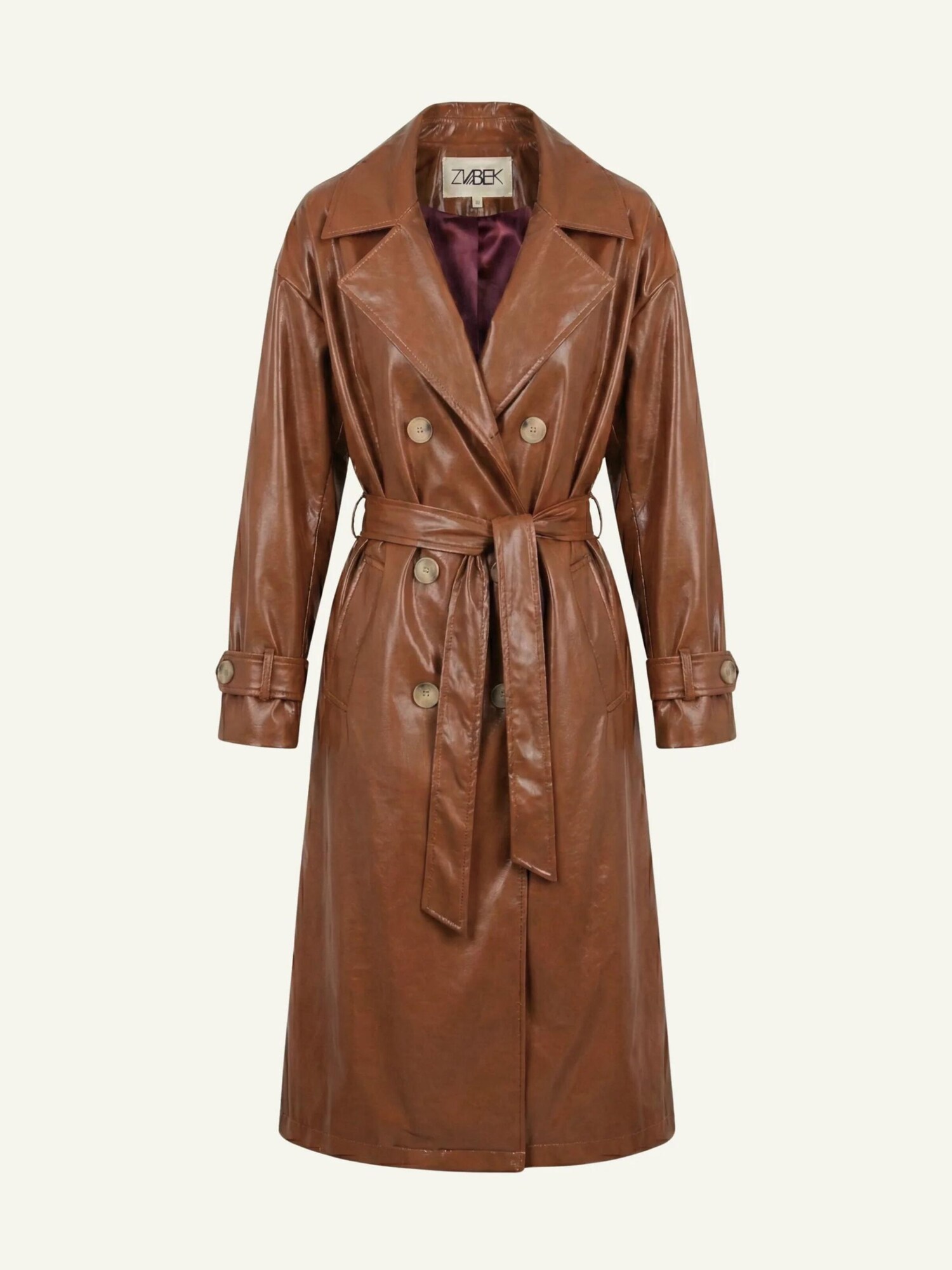 ZUBEK Cappotto di mezza stagione  marrone