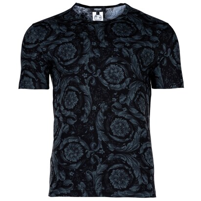 Versace Shirt Grafiet / Zwart