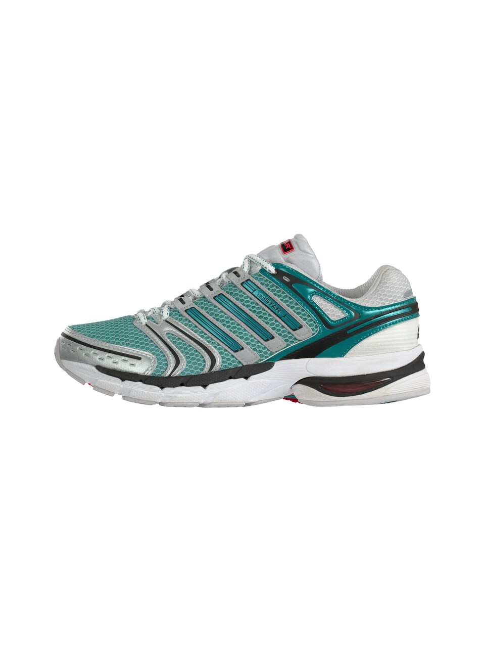 Låg sneaker 'ADISTAR CONTROL 5' ljusgrå / grön / petrol