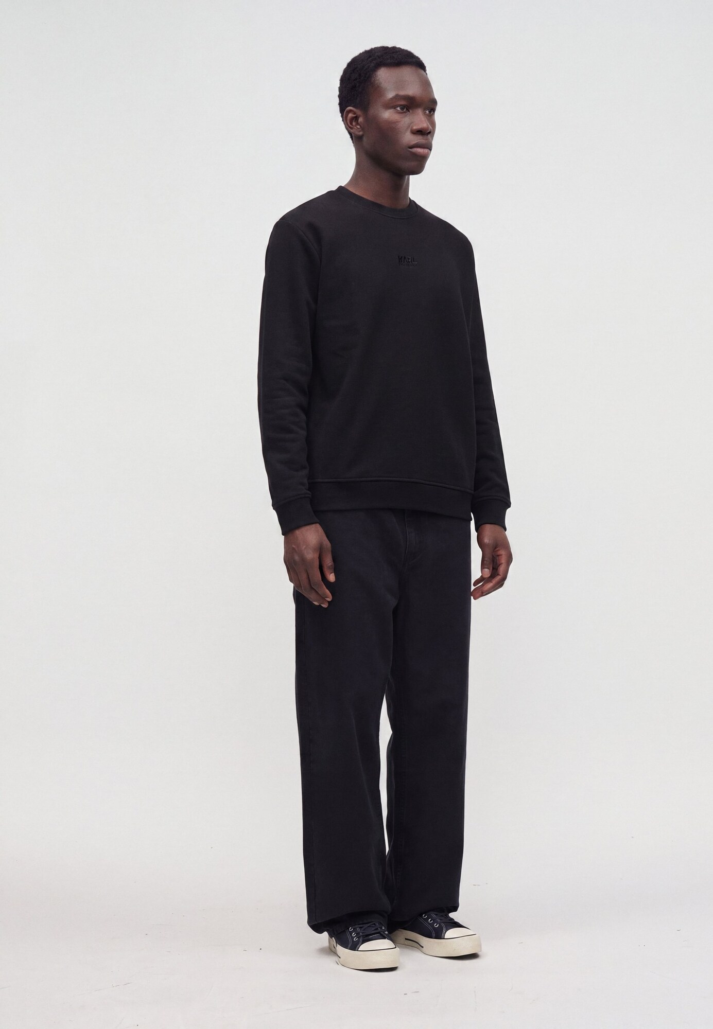 Karl Lagerfeld Sudadera  gris plateado / negro – imagen 4