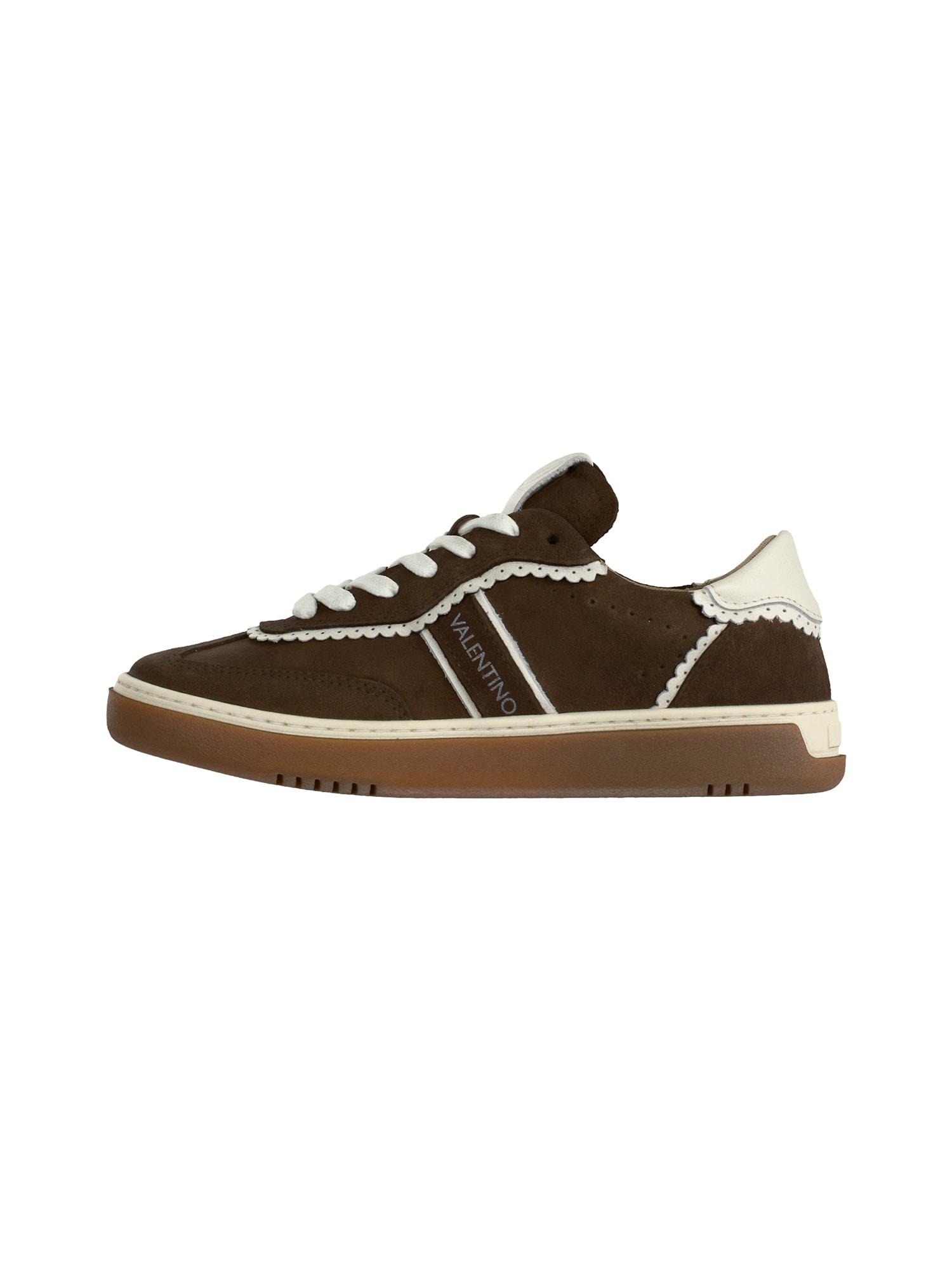 Valentino Shoes Zapatillas deportivas bajas 'GLOSSY' marrón oscuro / blanco natural – imagen 1
