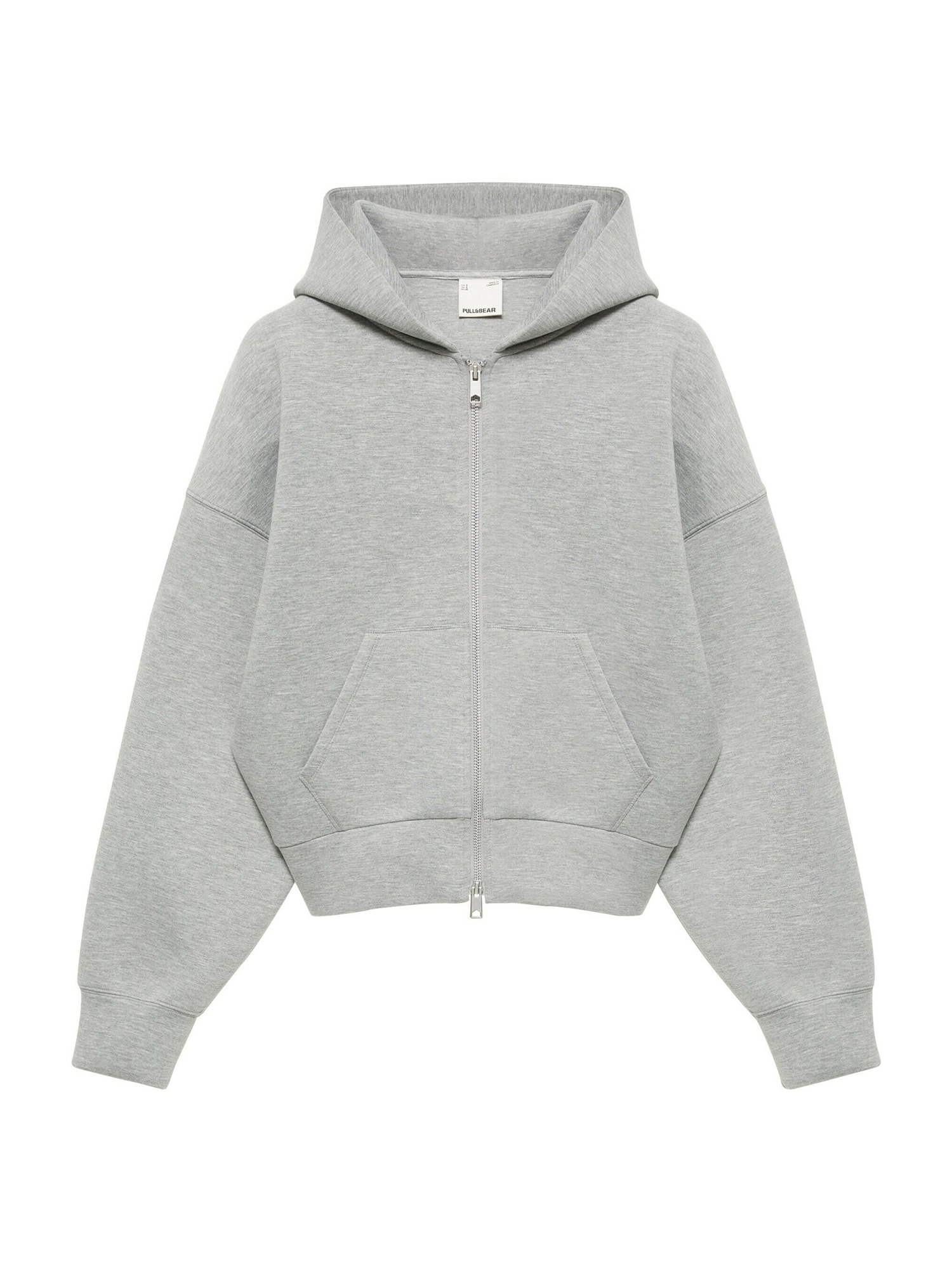 Pull&Bear Hanorac gri amestecat