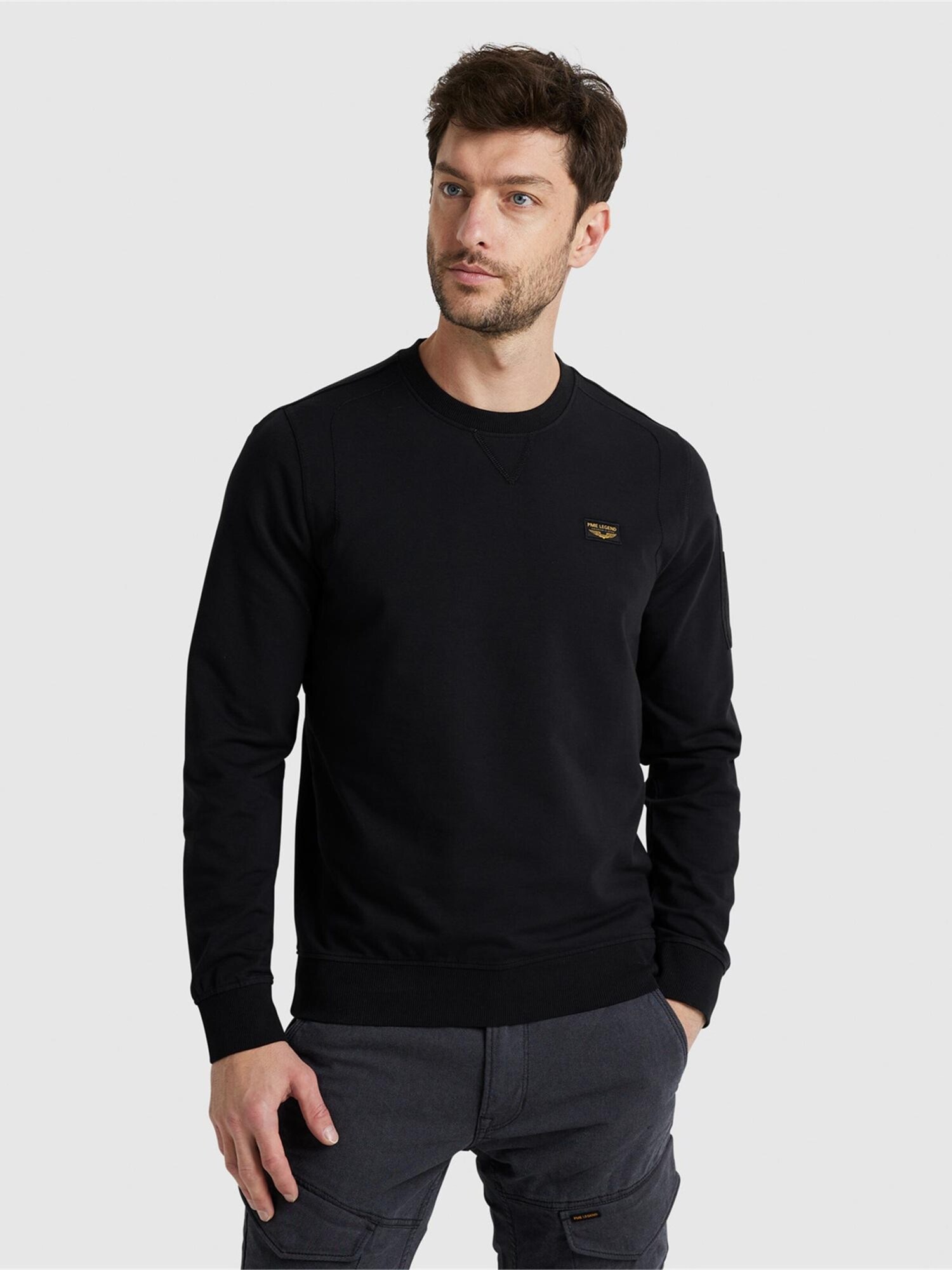 Pme Legend Sweatshirt 'American Classic Sweatshirt' Zwart