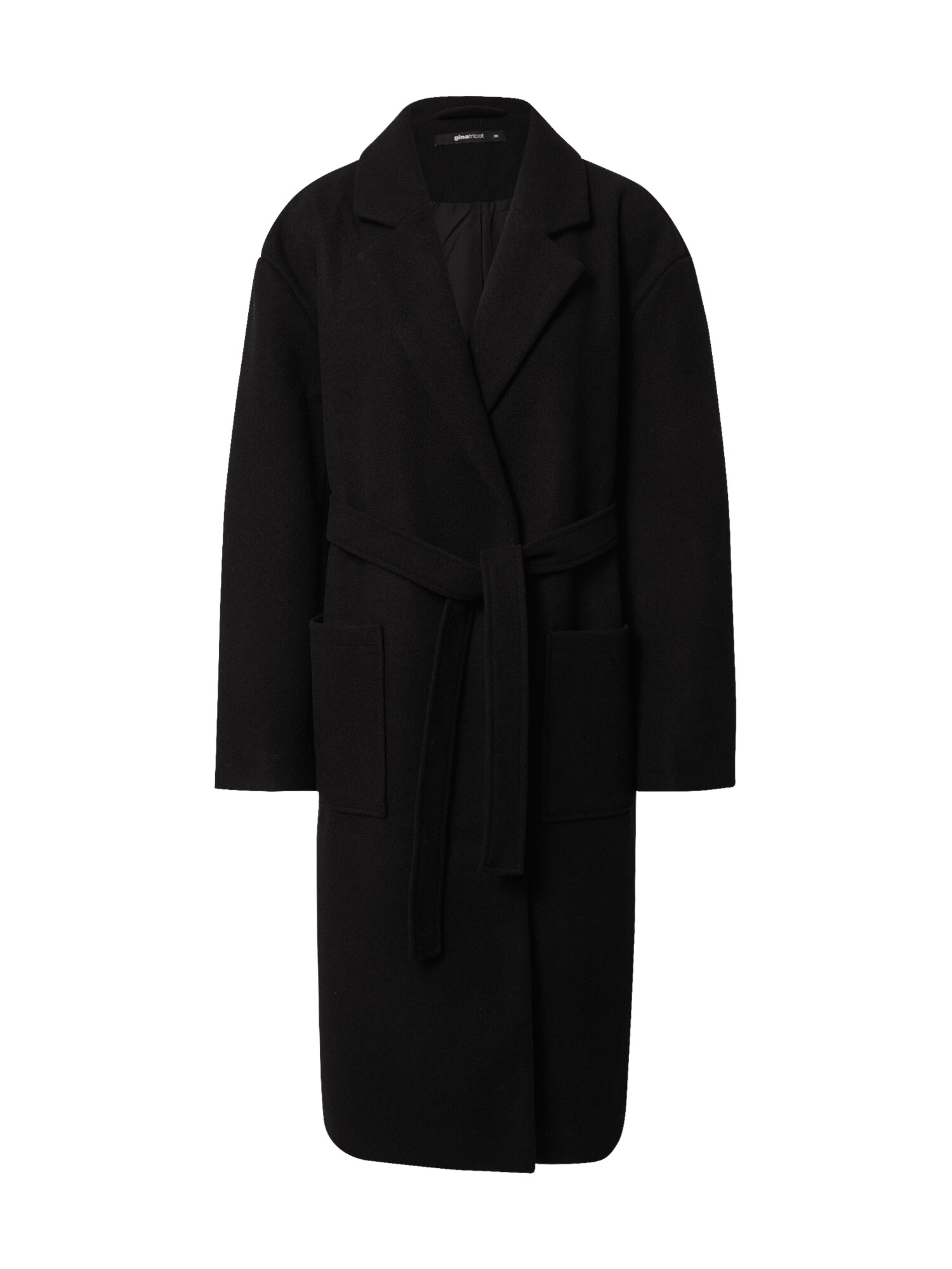 Gina Tricot Rudeninis-žieminis paltas 'Irma'  juoda