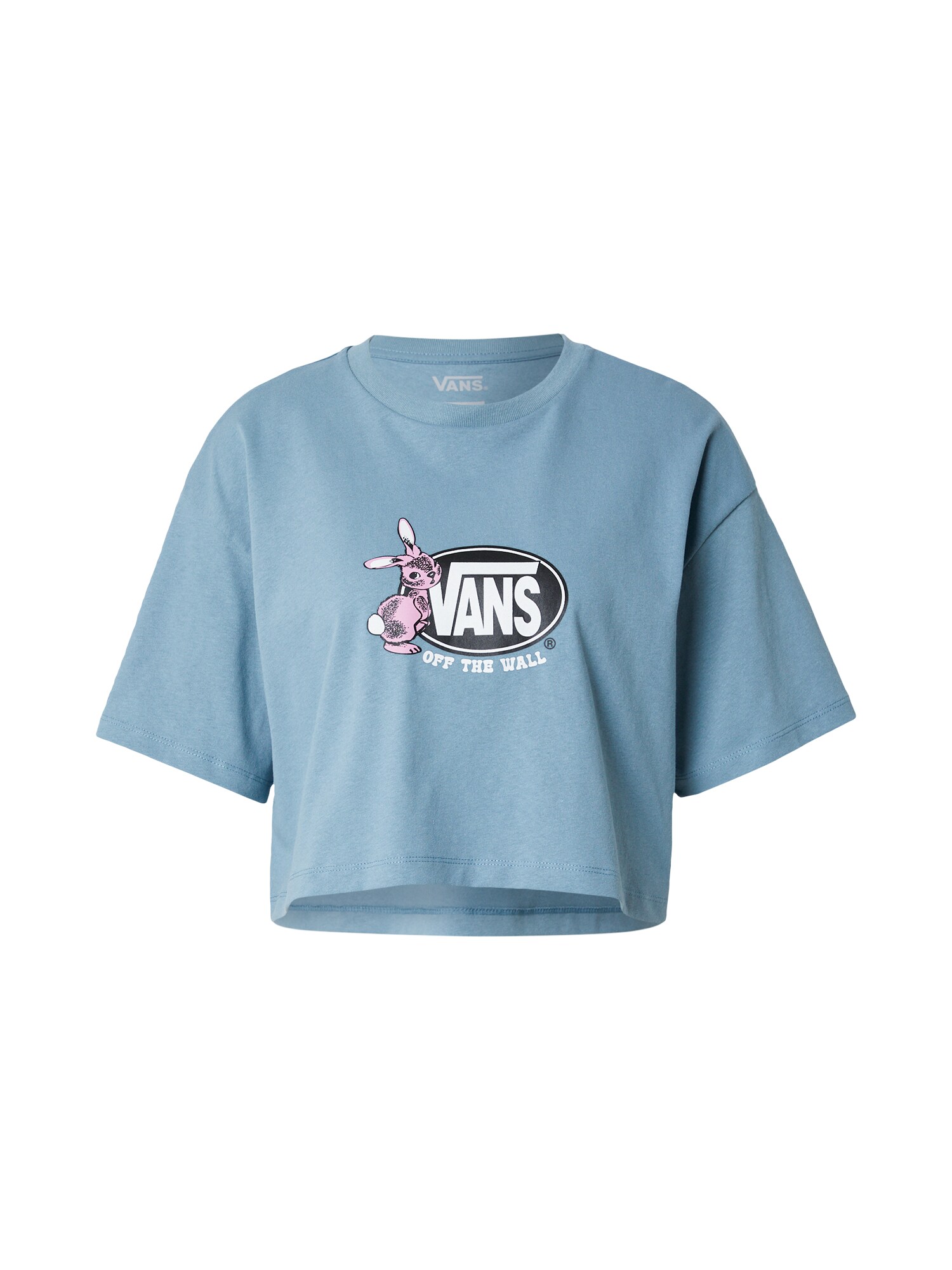 VANS Póló 'FOLLOW'  galambkék / rózsaszín / fekete / fehér akciós termékkép 1