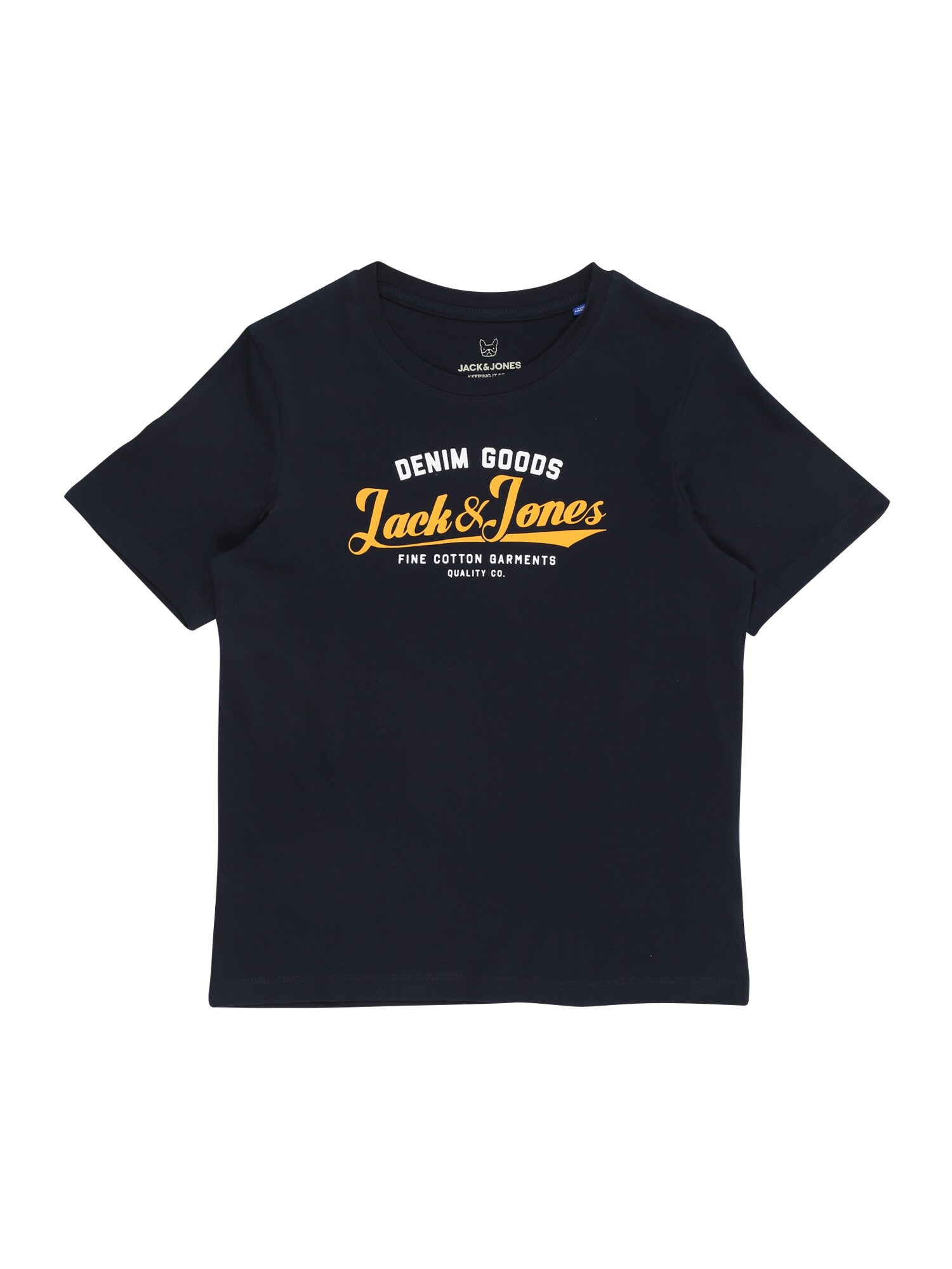 Jack & Jones Junior Marškinėliai  balta / garstyčių spalva / tamsiai mėlyna