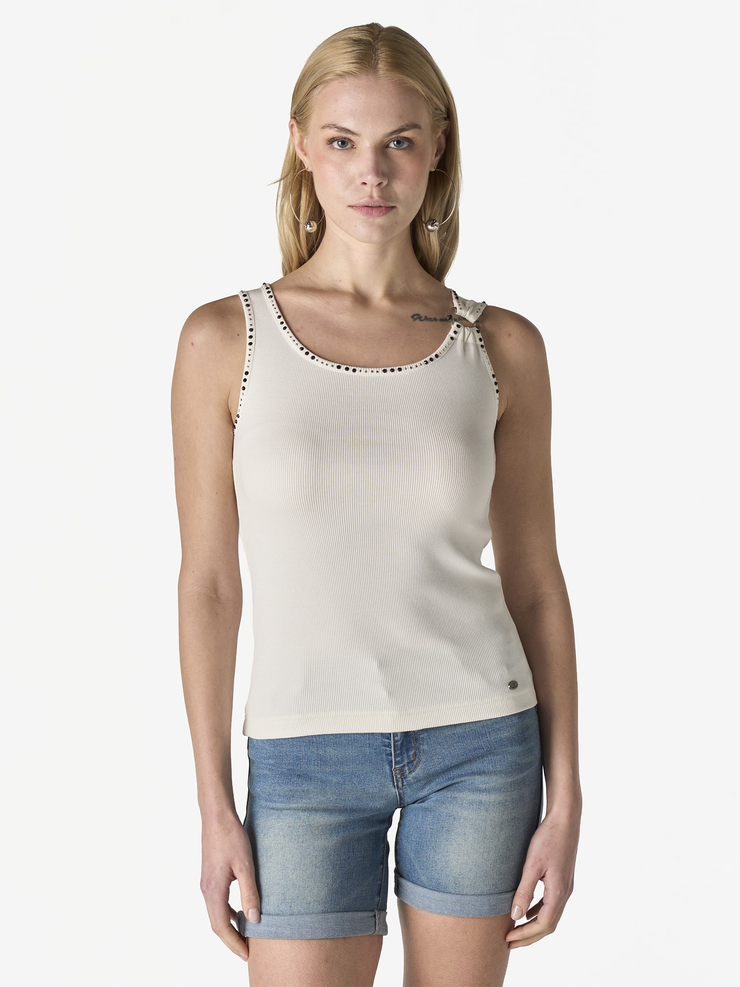 KOROSHI Top  blanco