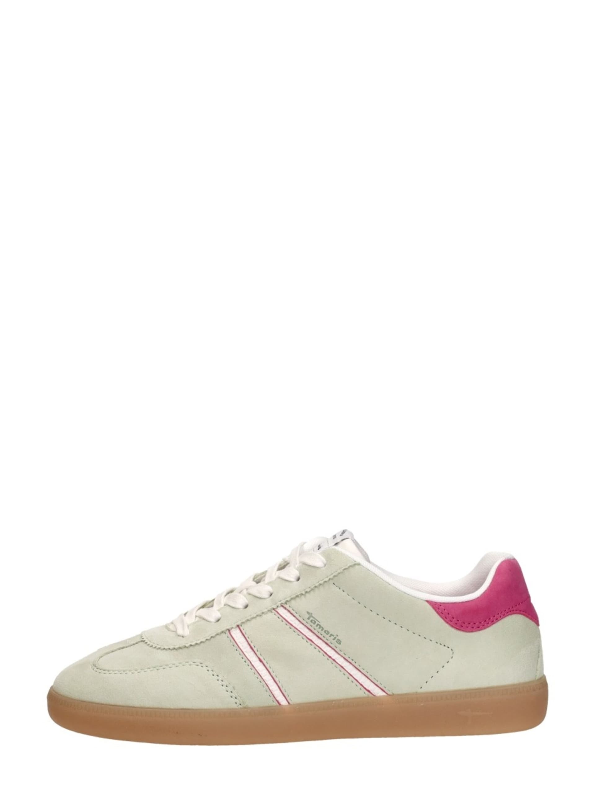 Tamaris Dam Grönrosa Lädersneakers Sneakerskor – bild 9
