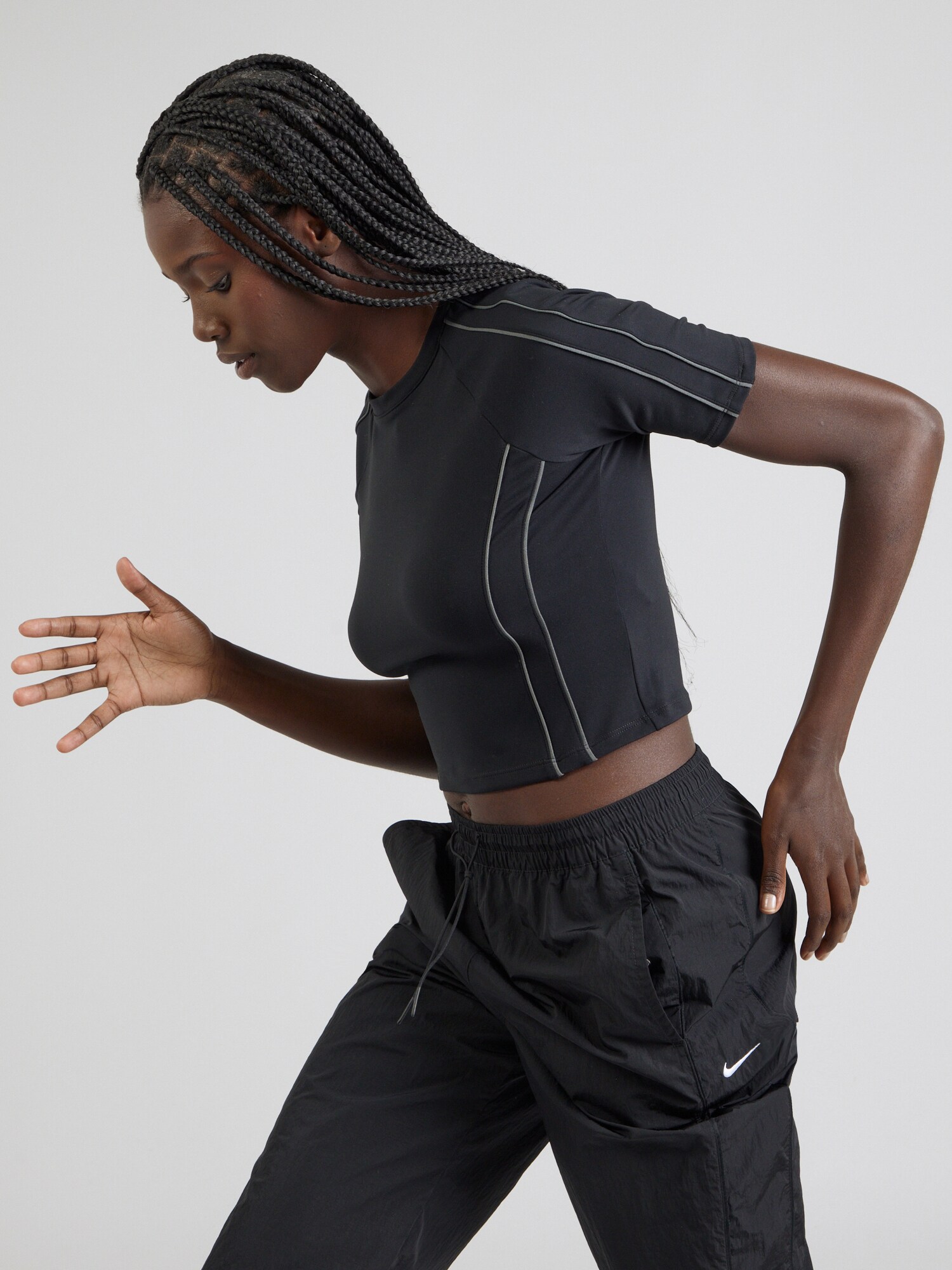 NIKE Funkcionális felső 'One'  fekete termék 2. képe