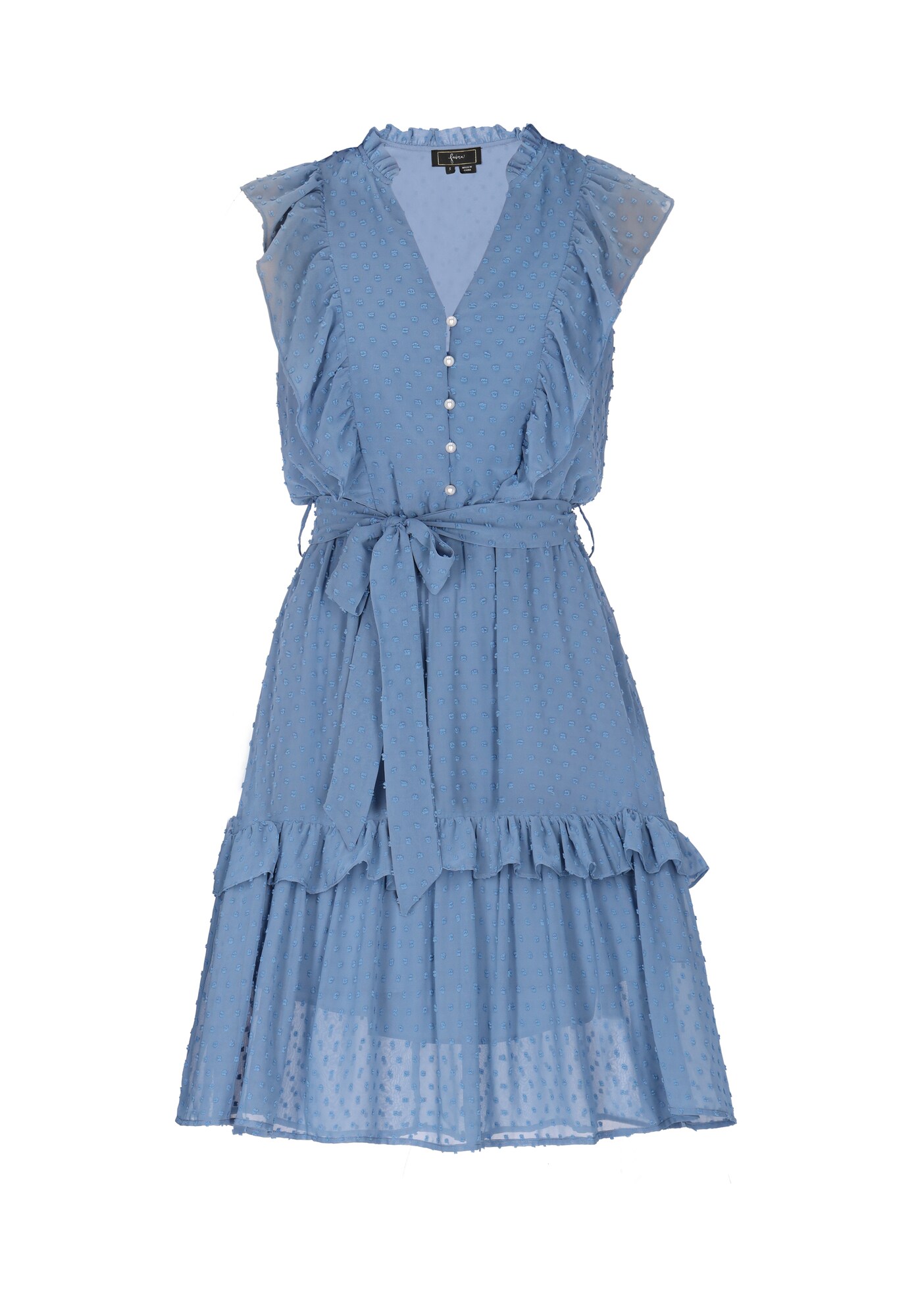 faina Rochie tip bluză  albastru deschis