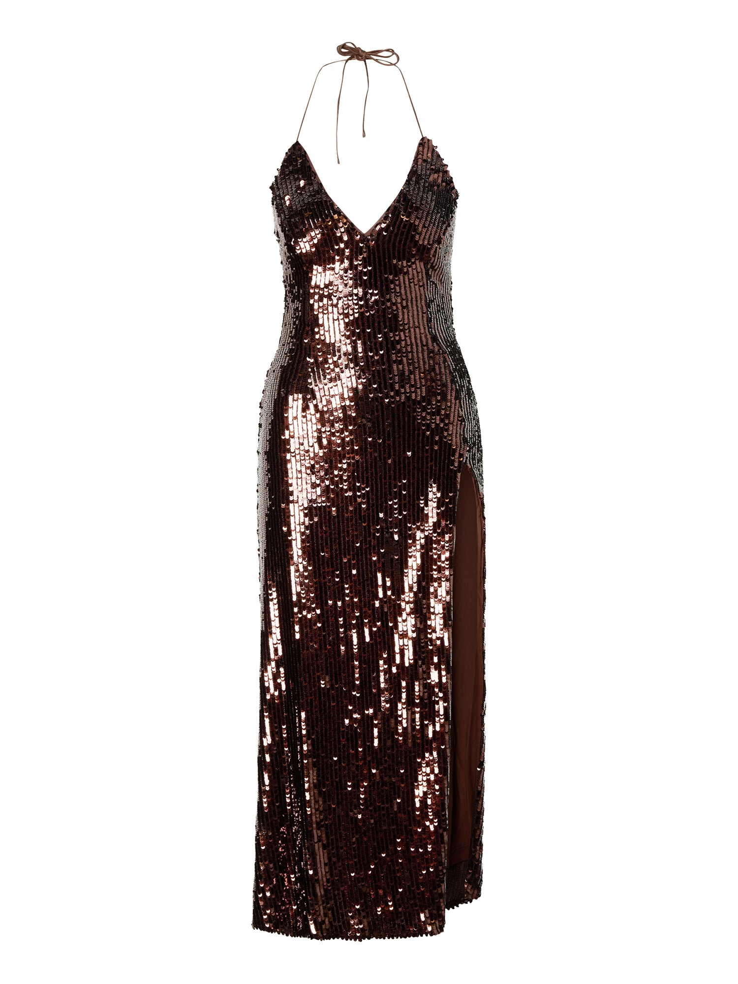 Bardot Rochie de seară ciocolatiu