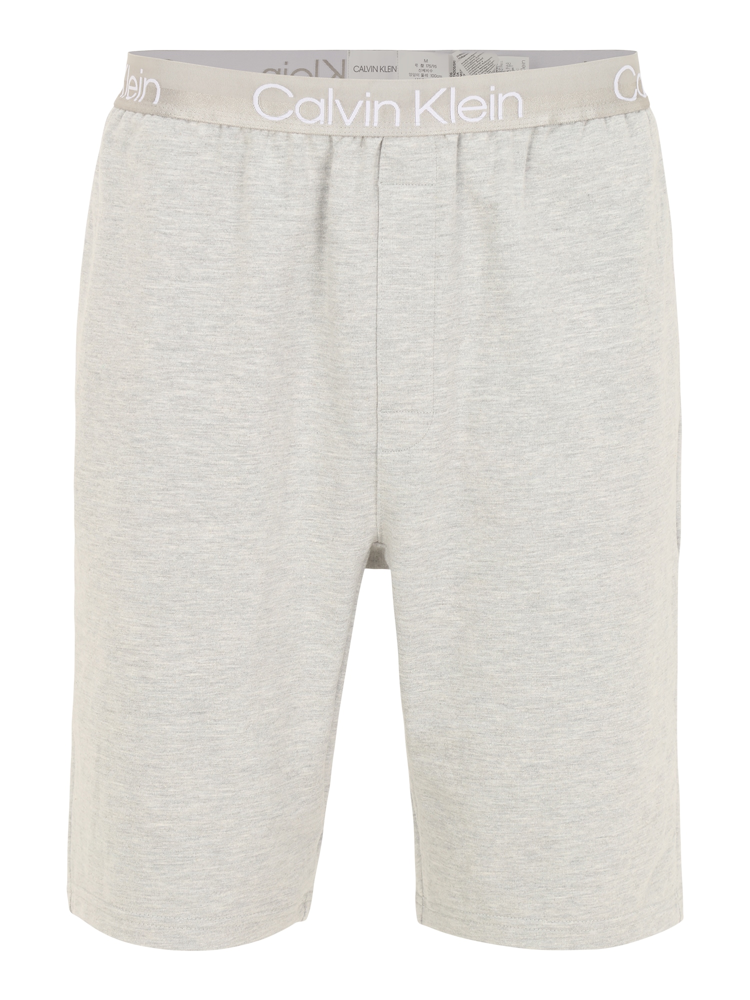 Calvin Klein Underwear Панталон пижама  сив меланж / бяло