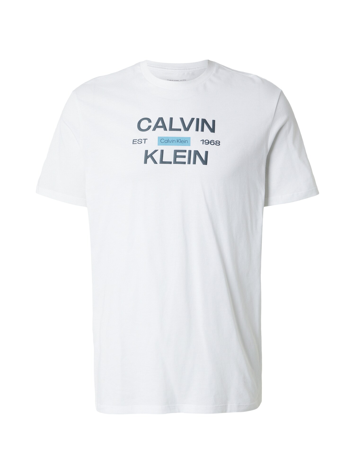 Calvin Klein Jeans Majica 'Logo Graphic'  safir / svetlo modra / bela