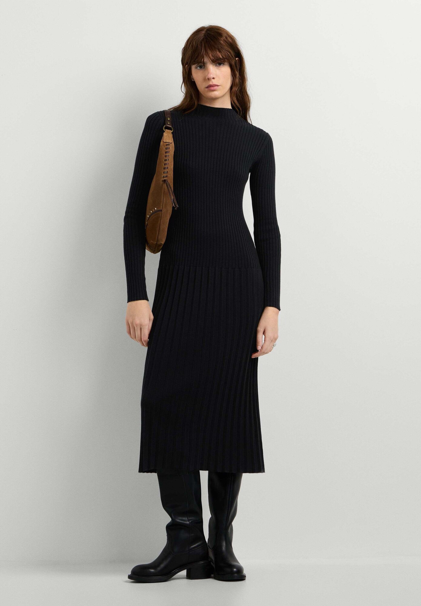 Pepe Jeans Vestido de punto 'Anna' negro – imagen 3