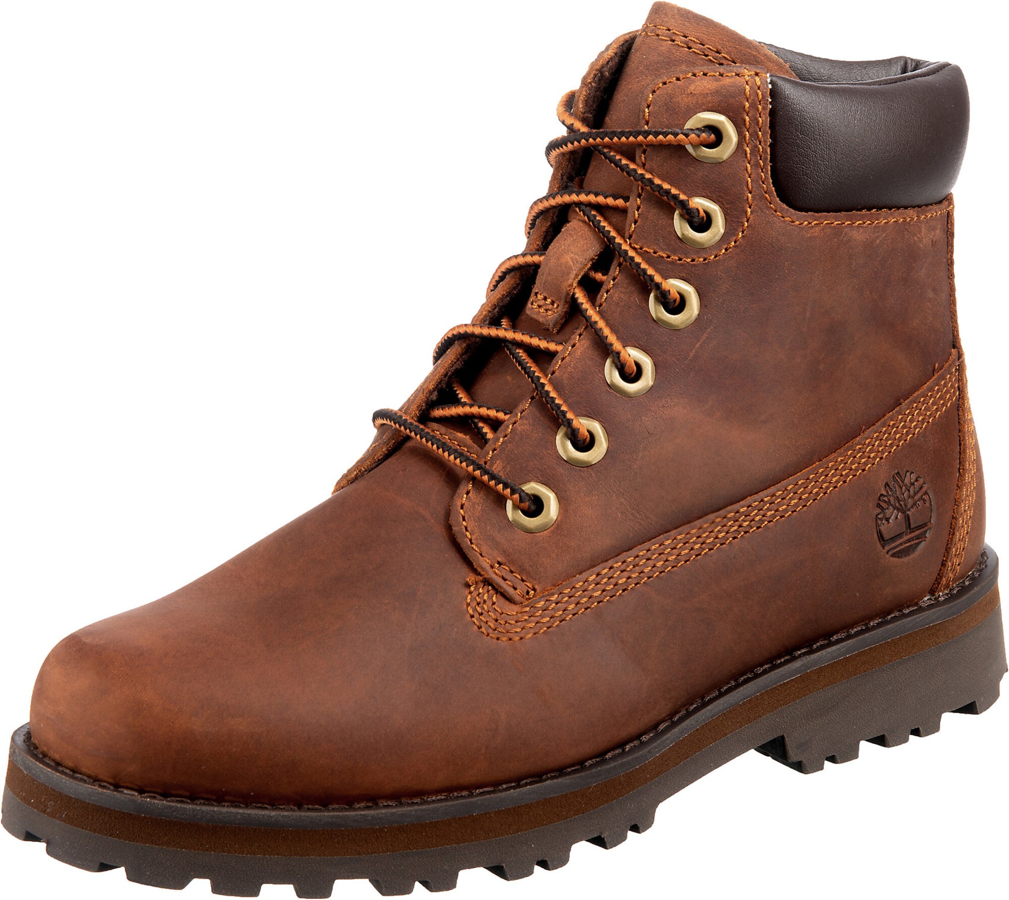 TIMBERLAND Cizme Courma  maro coniac / negru